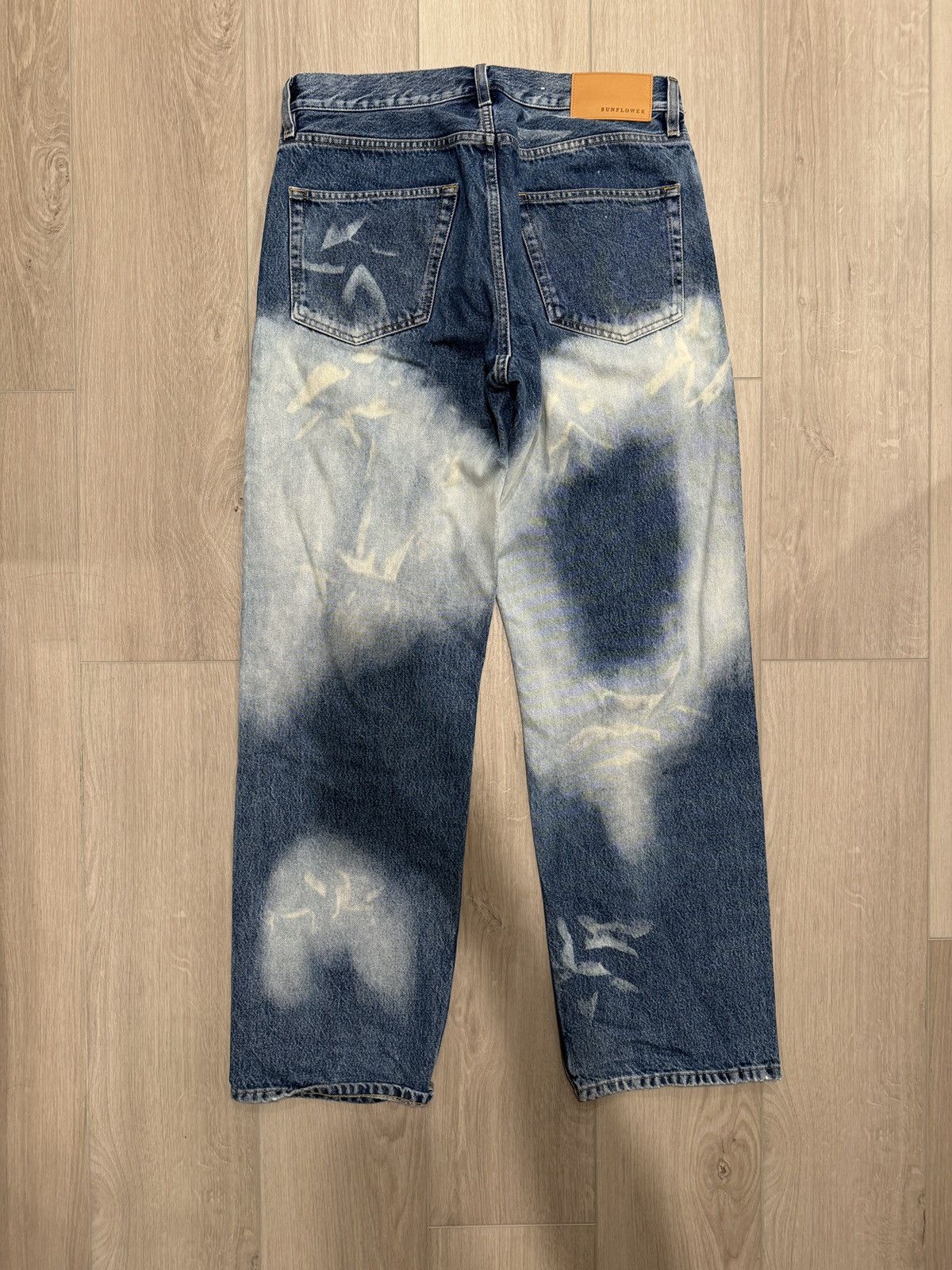 Sunflower Sunflower Loose Fit Bleached Splash Jeans Size US 32 / EU 48 - 2 Thumbnail
