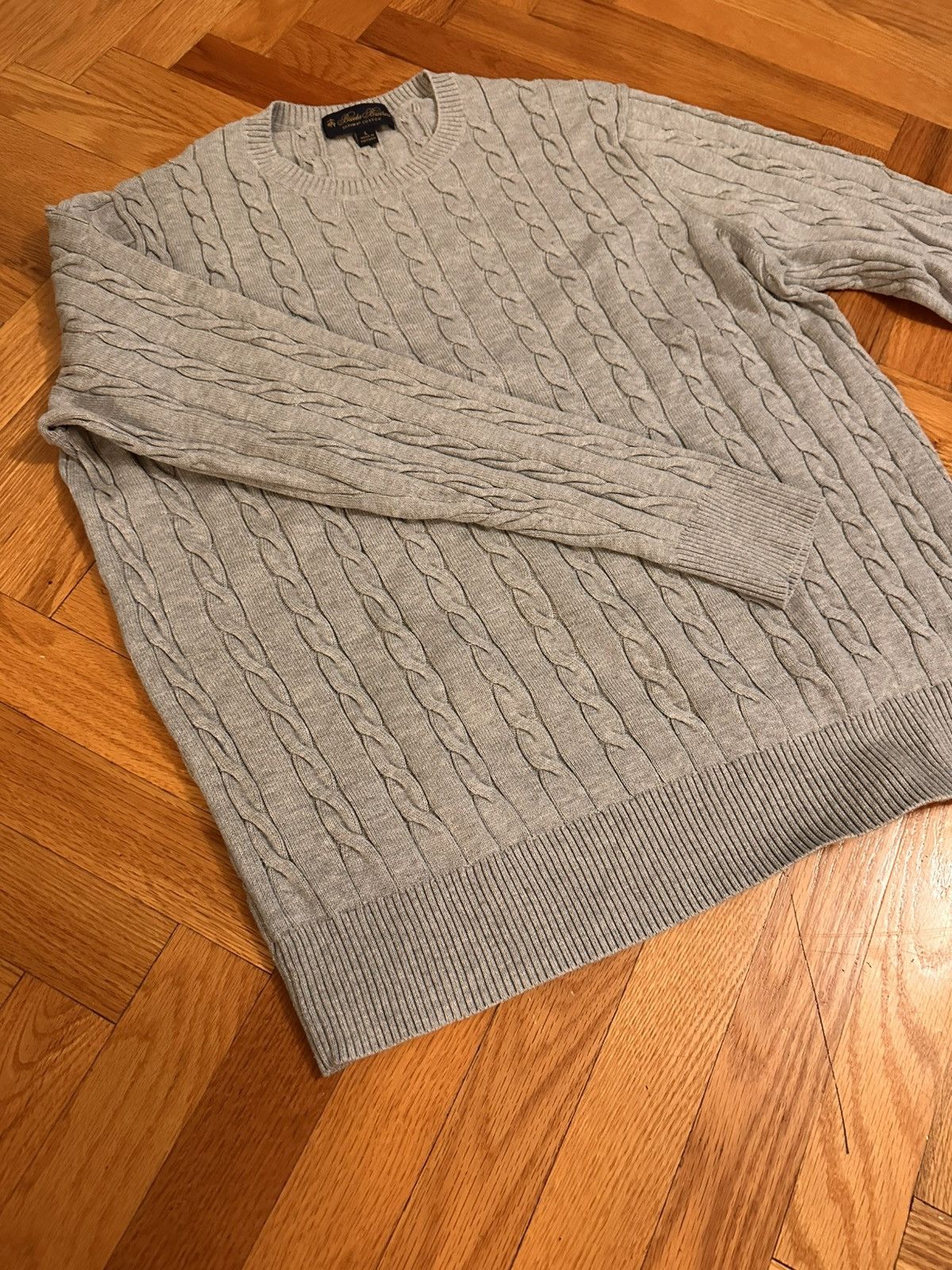 Brooks Brothers Supima Cotton Cableknit Sweater