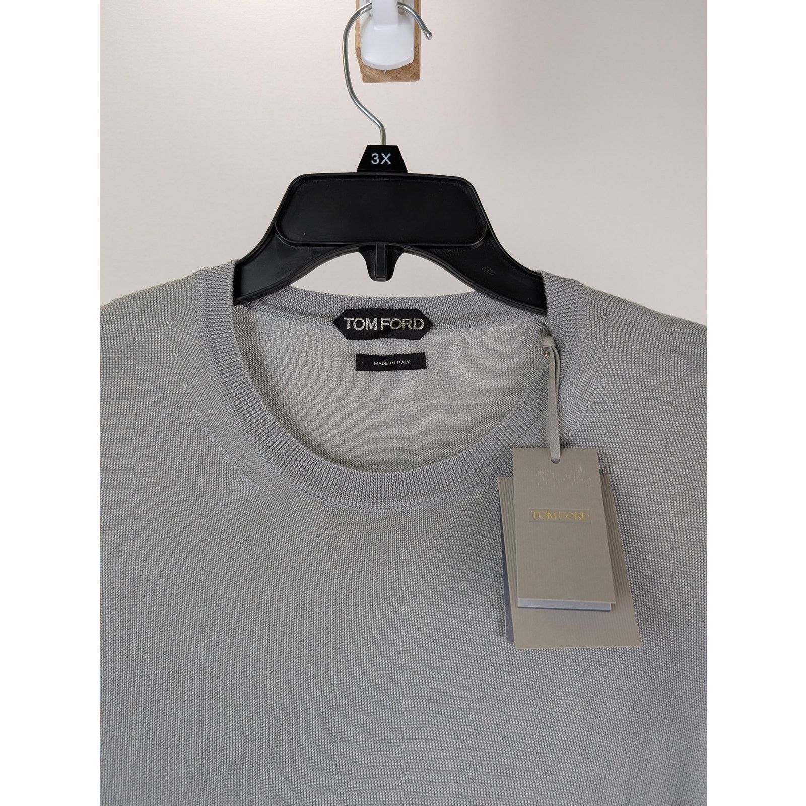 Tom Ford o1rshd1 Knitwear Crewneck Sweatshirt in Grey Size US L / EU 52-54 / 3 - 5 Thumbnail