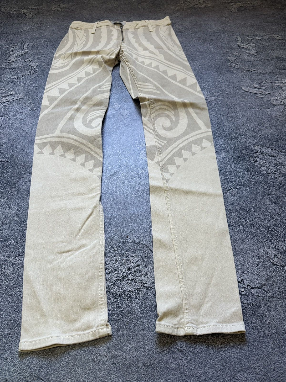 Acne Studios Vintage Acne Studios Flex Tattoo Aztec Skinny Pants Size 38 Size 27" / US 4 / IT 40 - 3 Thumbnail