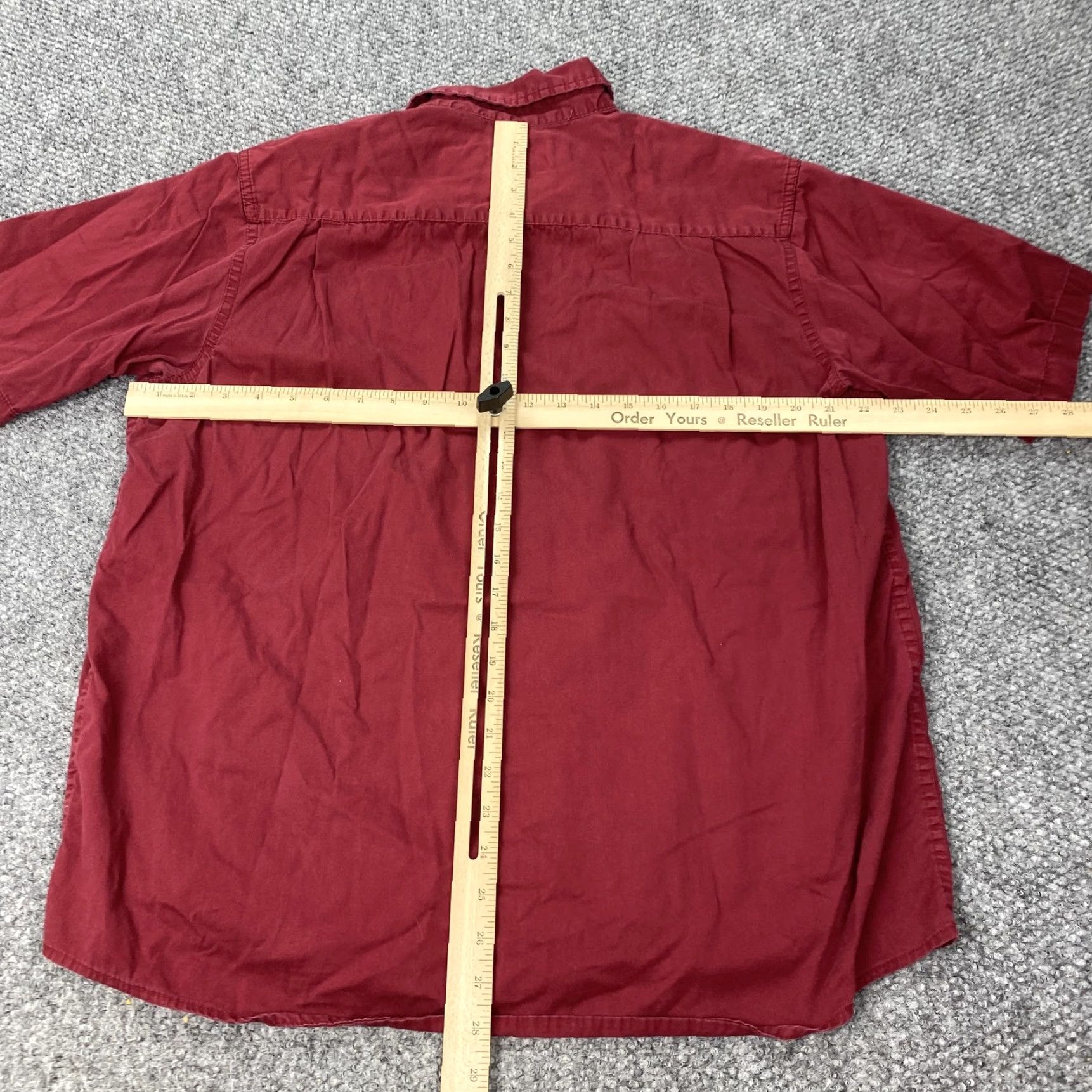 Wrangler VINTAGE Wrangler Red Button-Up Shirt Men's Large Cotton Casual Workwear Size US L / EU 52-54 / 3 - 7 Thumbnail