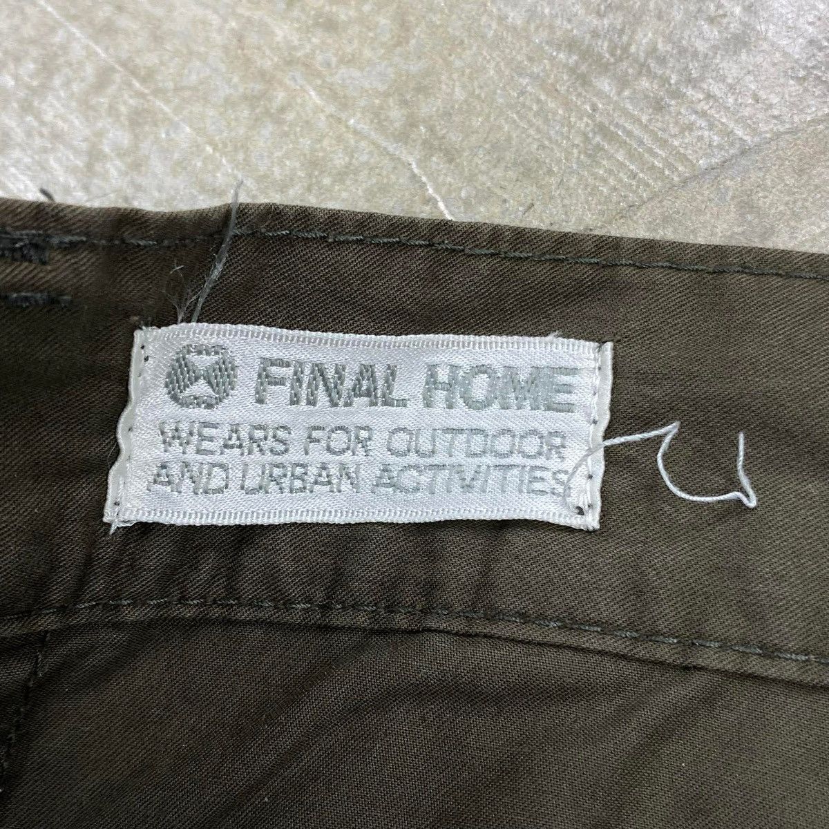 Final Home Survival Early 2000s Side Snap Cargo Pants Size US 34 / EU 50 - 6 Thumbnail