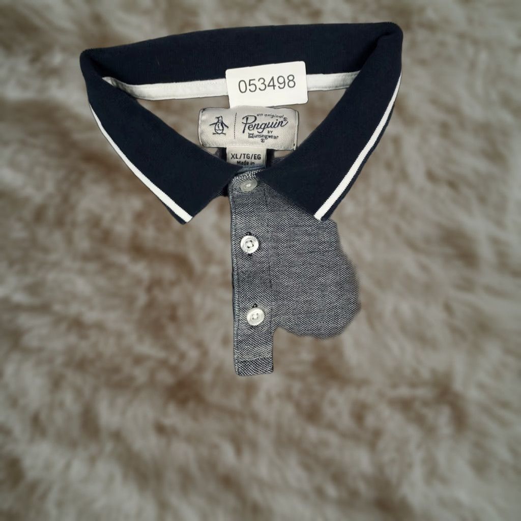 Original Penguin Original Penguin Polo Shirt Mens XL Blue Casual Short Sleeve Size US XL / EU 56 / 4 - 1 Thumbnail