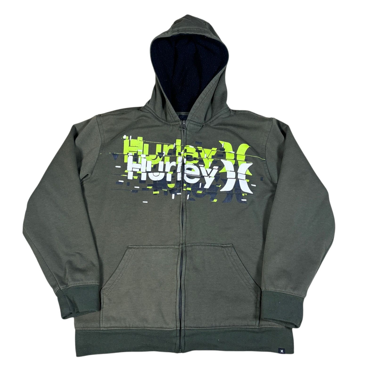 Hurley vintage y2k 2000s Hurley sherpa lined zip up hoodie Large Size US L / EU 52-54 / 3 - 1 Thumbnail