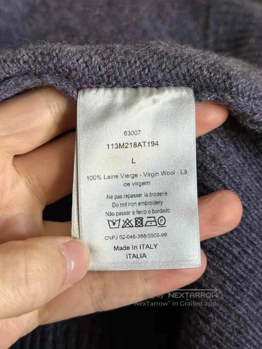 Dior Dior CD embroidered cardigan| Size L / US 10 / IT 46 - 4 Thumbnail