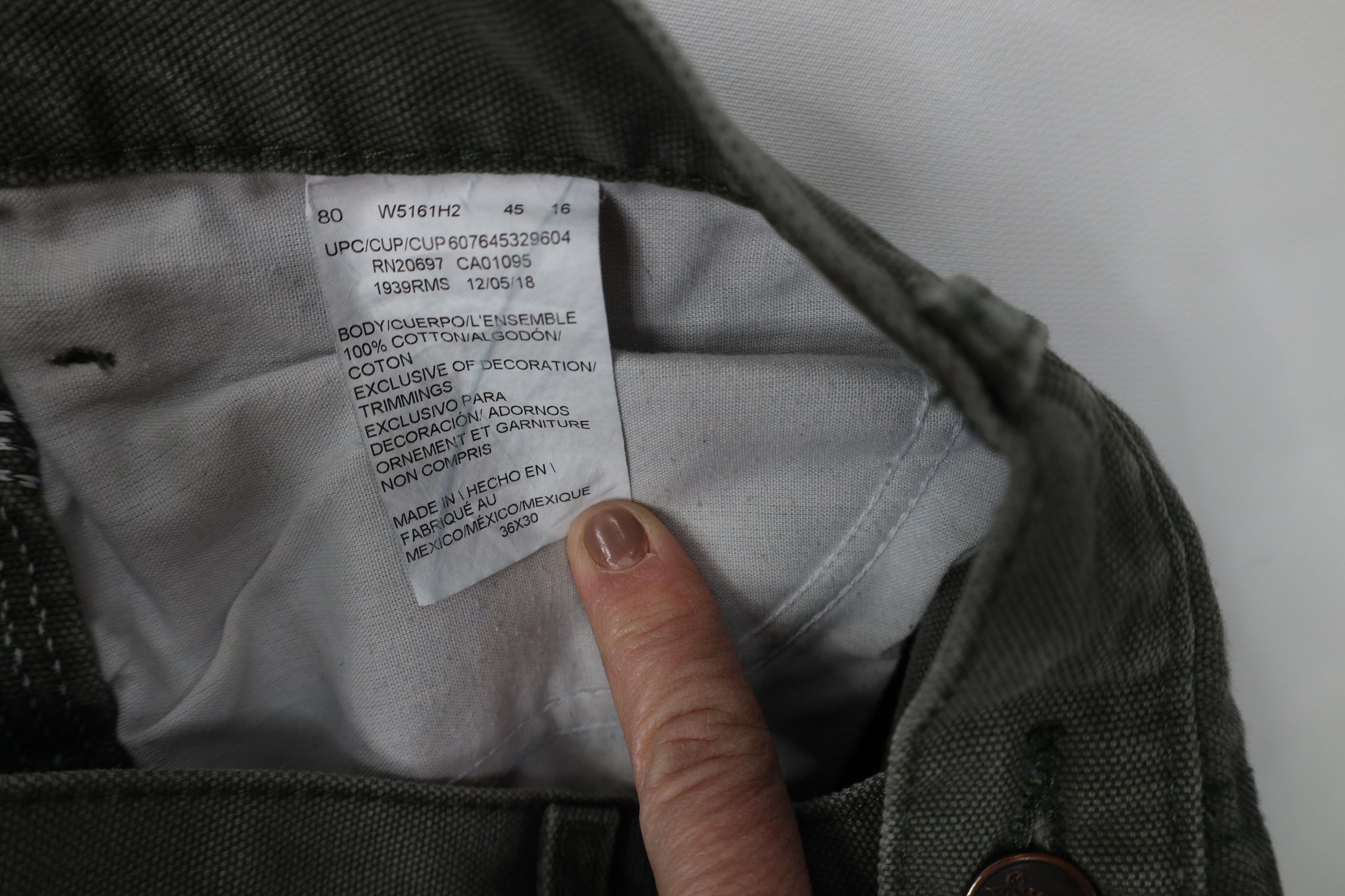 Dickies Vintage Y2K Dickies Wide Leg Canvas Dungaree Pants Green Size US 36 / EU 52 - 9 Thumbnail