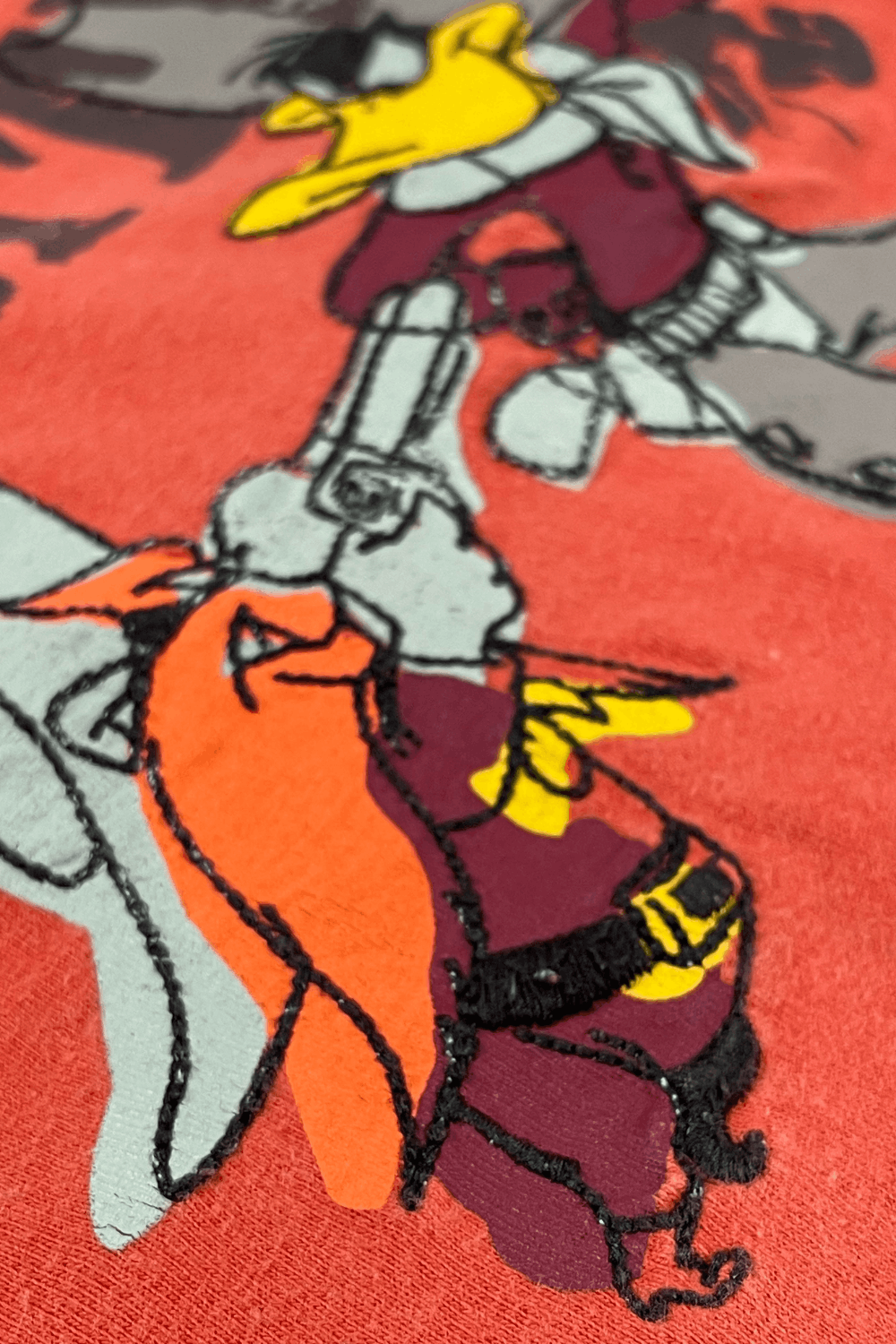 Vintage × Warner Bros 06 Looney Tunes “Bandits Illegality / Hands Up!” Faux Layer Size US M / EU 48-50 / 2 - 3 Thumbnail