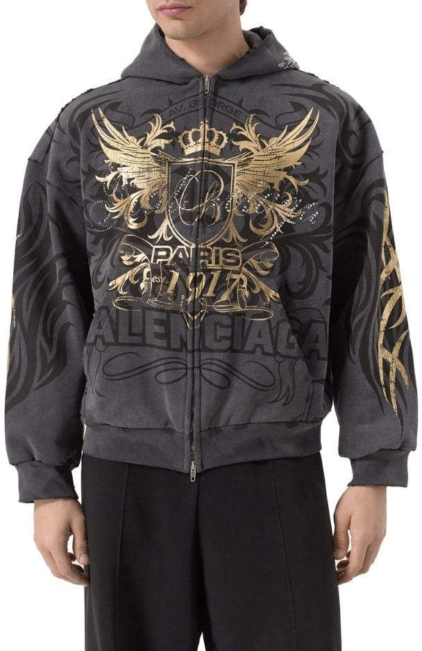 Balenciaga Balenciaga Tacky Gold Zip up Size US L / EU 52-54 / 3 - 8 Thumbnail