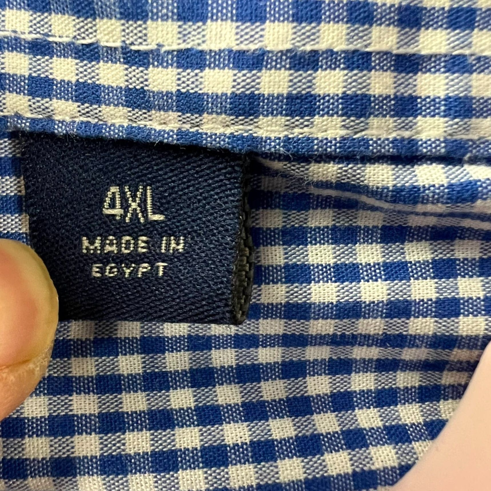 Vintage VINTAGE Blue Generation Button-Up Shirt Mens 4XL Check Blue Casual Workwear Pockets 60 in Chest Car Theme Astro Boy Mens 4XL Size US XXL / EU 58 / 5 - 5 Thumbnail