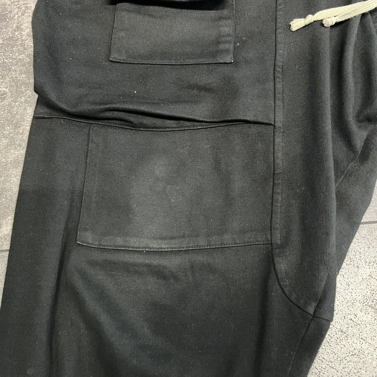 Rick Owens Drkshdw Rick Owens DRKSHDW Creatch Cargo Drawstring Pants Black Size US 36 / EU 52 - 6 Thumbnail