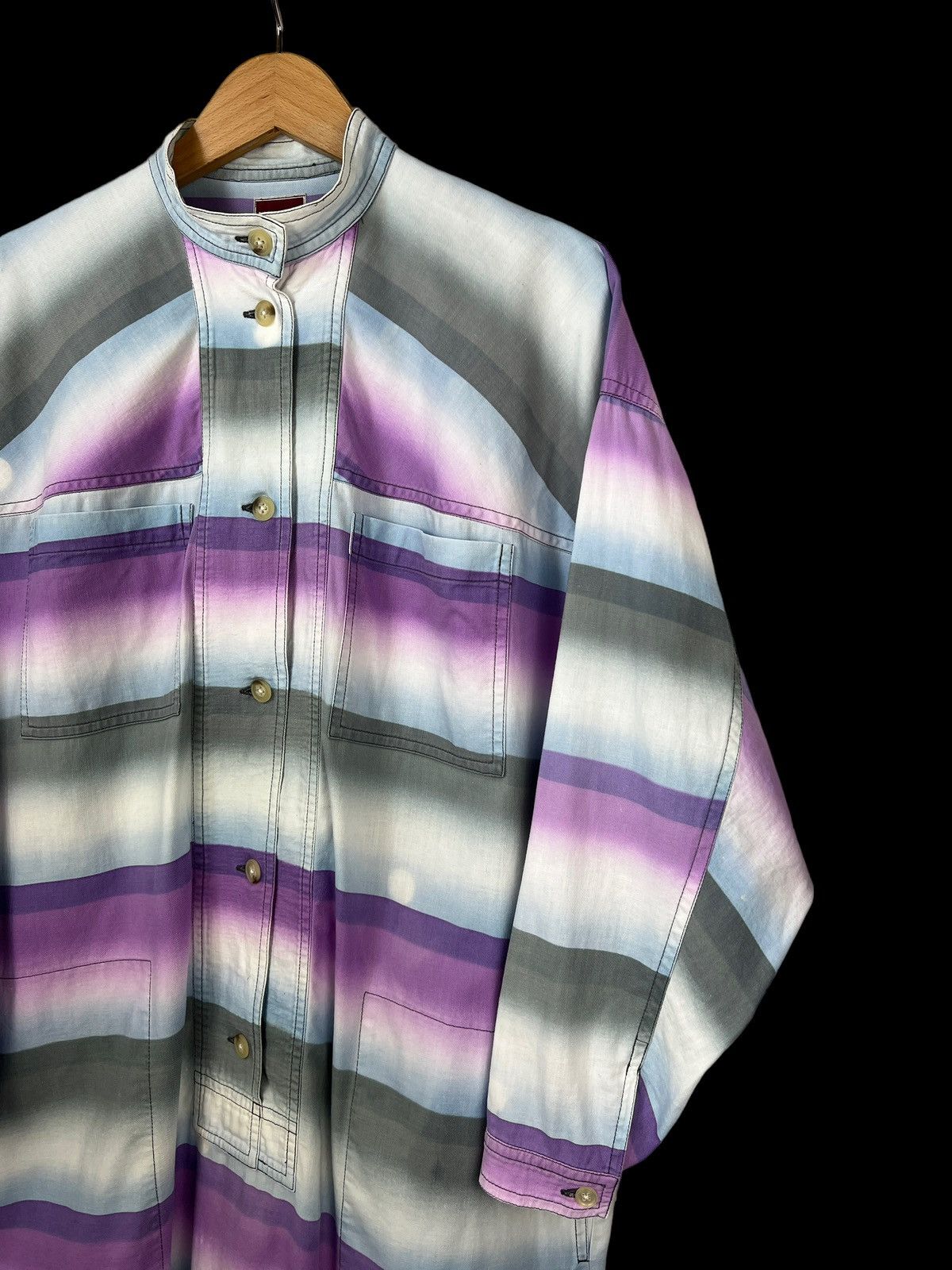 Issey Miyake Rare 1980 Issey Miyake Lucid Long Shirt Size US L / EU 52-54 / 3 - 3 Thumbnail