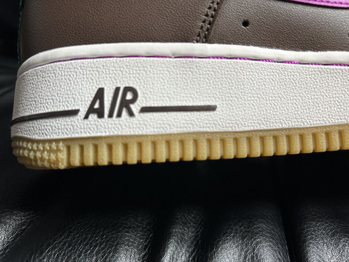 Nike Nike Air Force 1 Low "Baroque Brown / Vivid Purple" Sz 7.5M Size US 7.5 / EU 40-41 - 8 Thumbnail