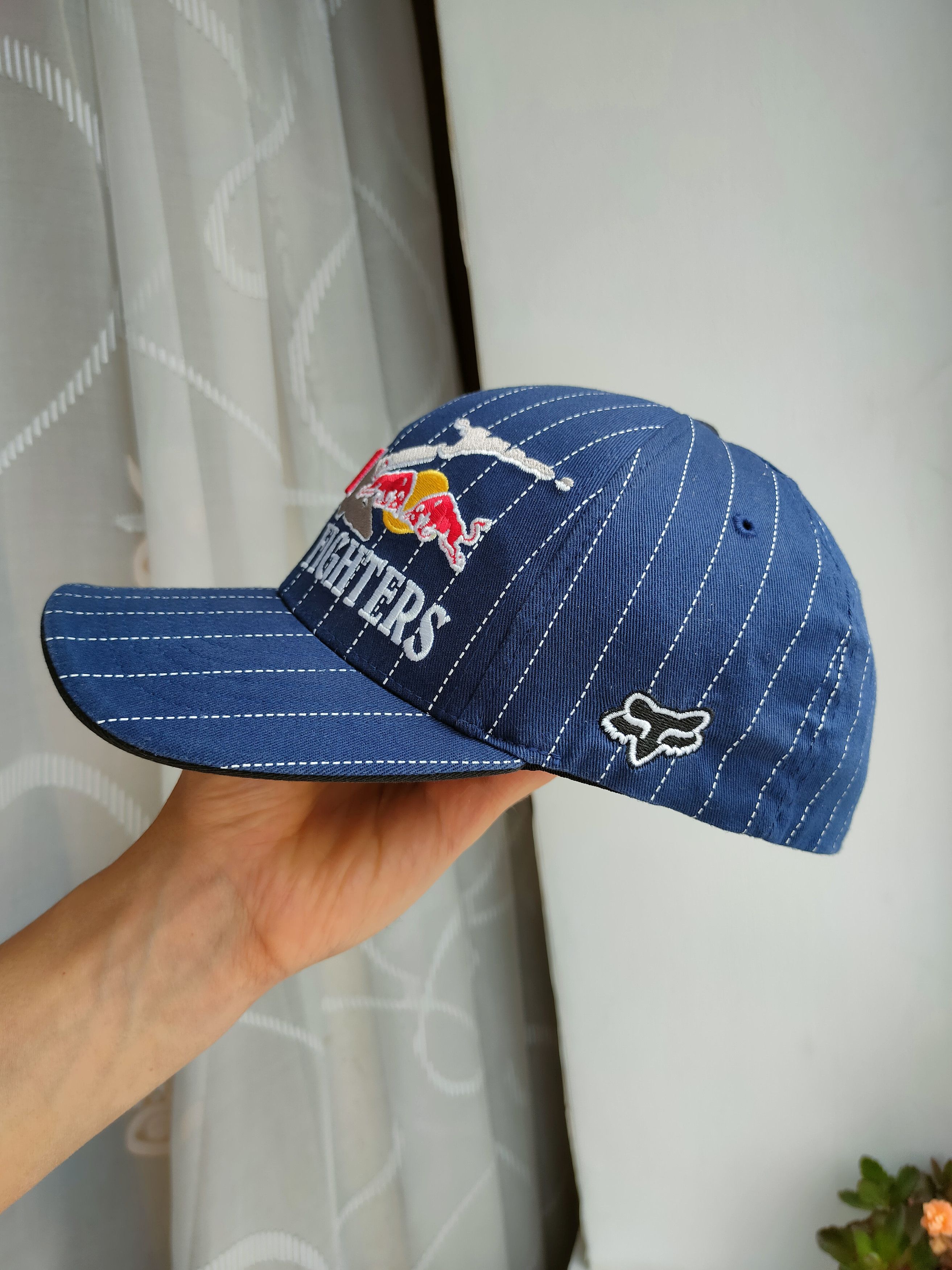 Fox Racing × Red Bull Fox Red Bull Fighters Flexfit Baseball Cap Size ONE SIZE - 5 Thumbnail
