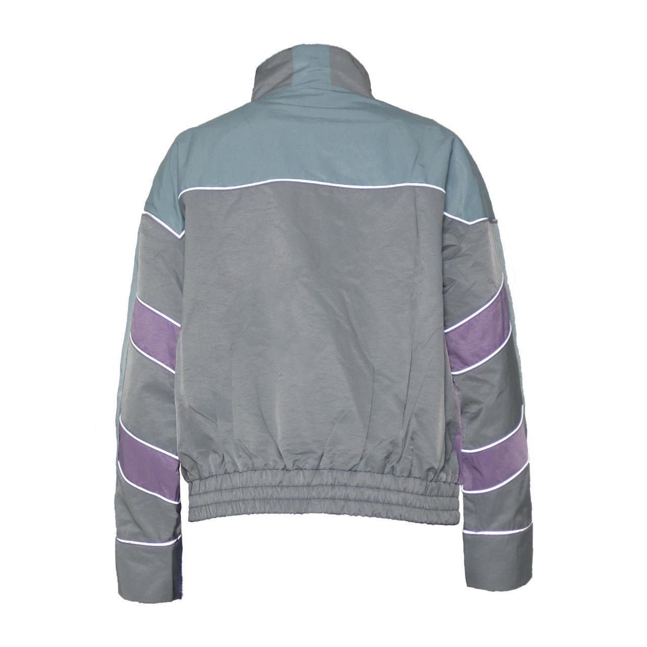Japanese Brand Kite Era reflective pipe trim windbreaker jacket Size US M / EU 48-50 / 2 - 3 Thumbnail