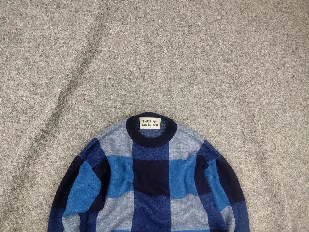 Vintage The Tiny Big Sister Design Wool pattern Sweater wide sleeves Size XXS / US 00 / IT 34 - 1 Thumbnail
