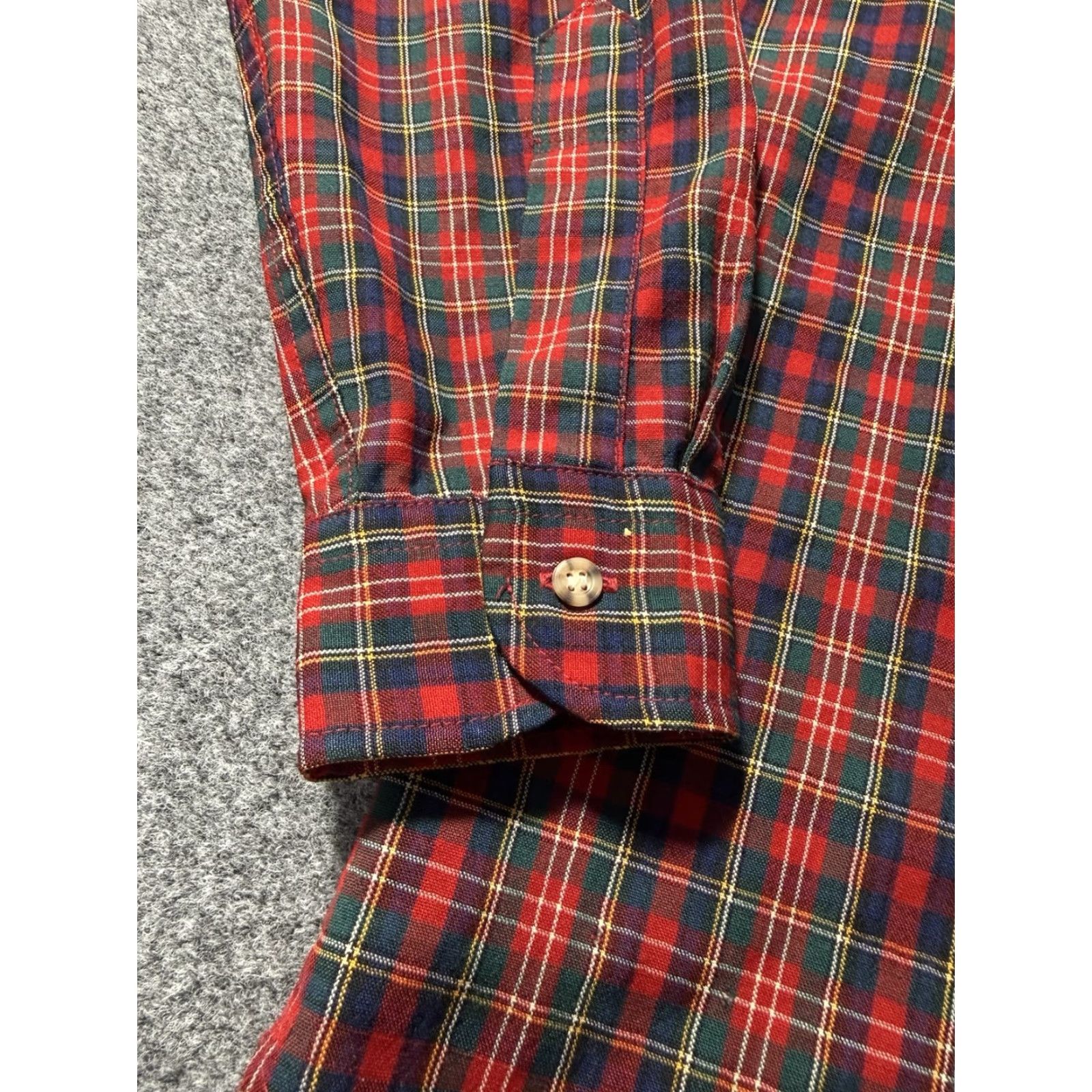 Pendleton Pendleton Button-Up Shirt M Men Red Wool Plaid Vintage No Size US M / EU 48-50 / 2 - 6 Thumbnail