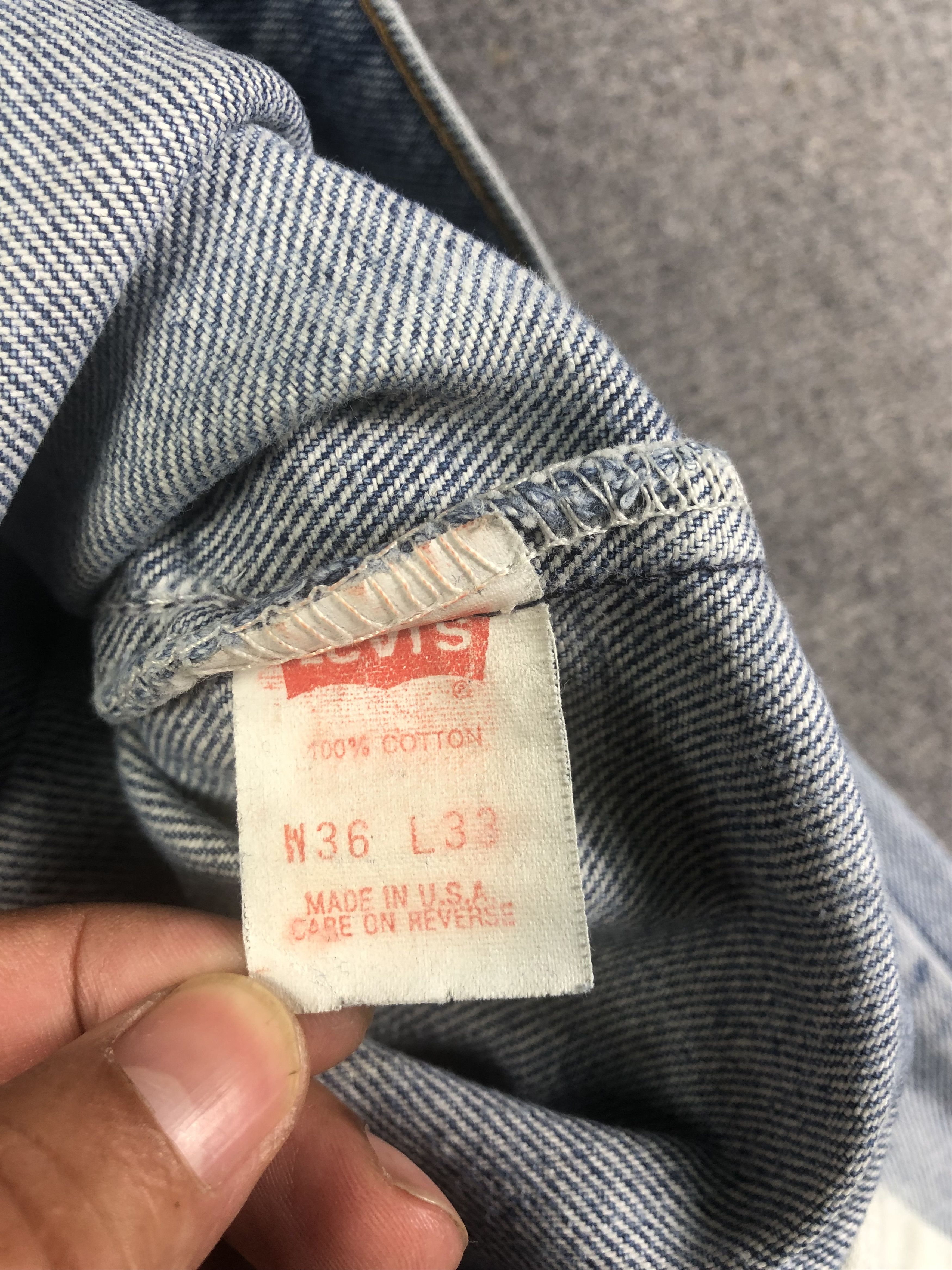 Levi's Light Blue Levis Denim Jeans 34x31 Size US 34 / EU 50 - 4 Thumbnail