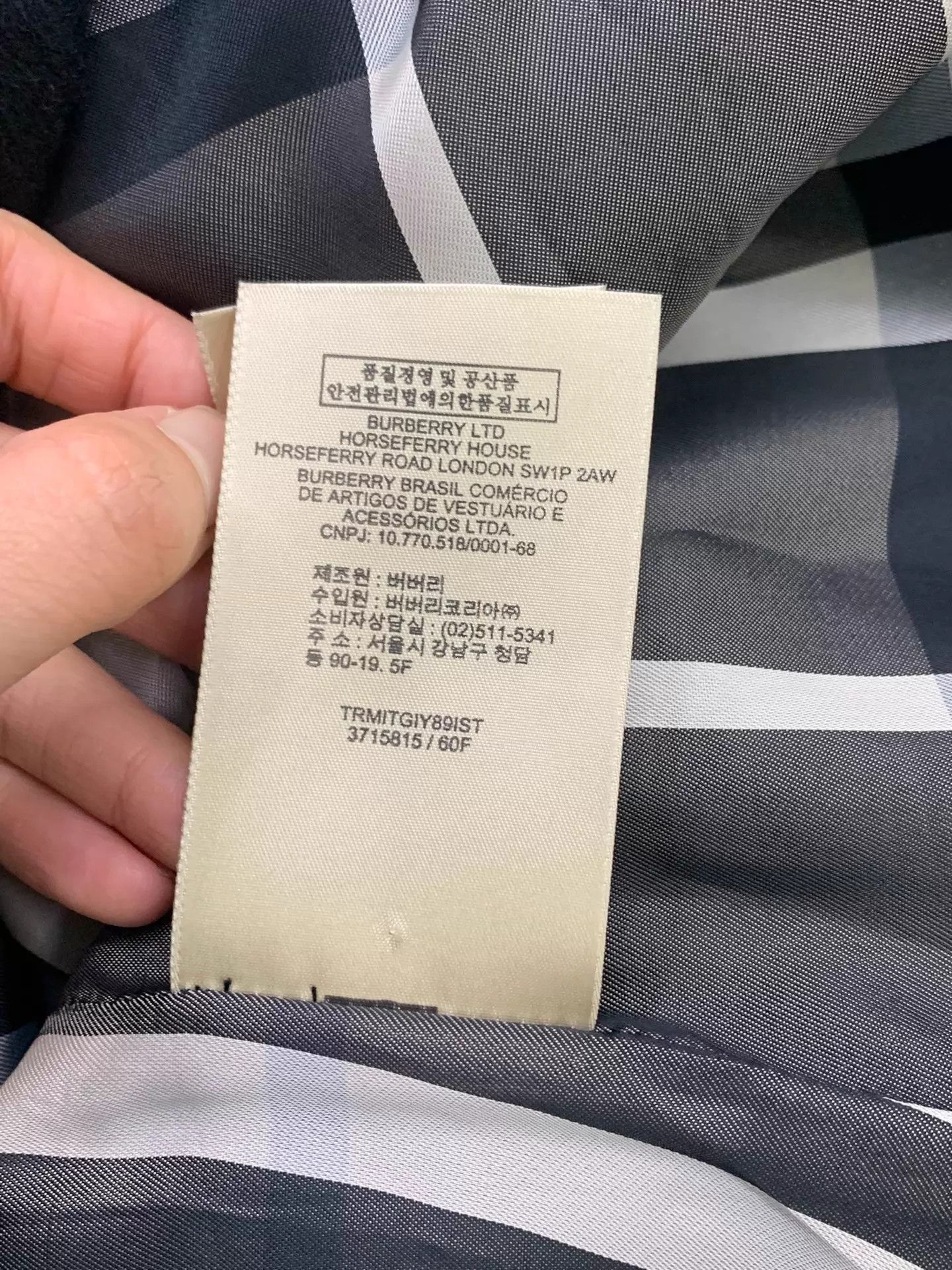 Burberry Burberry Black Wool-Cashmere Coat UK8 New Size S / US 4 / IT 40 - 8 Thumbnail