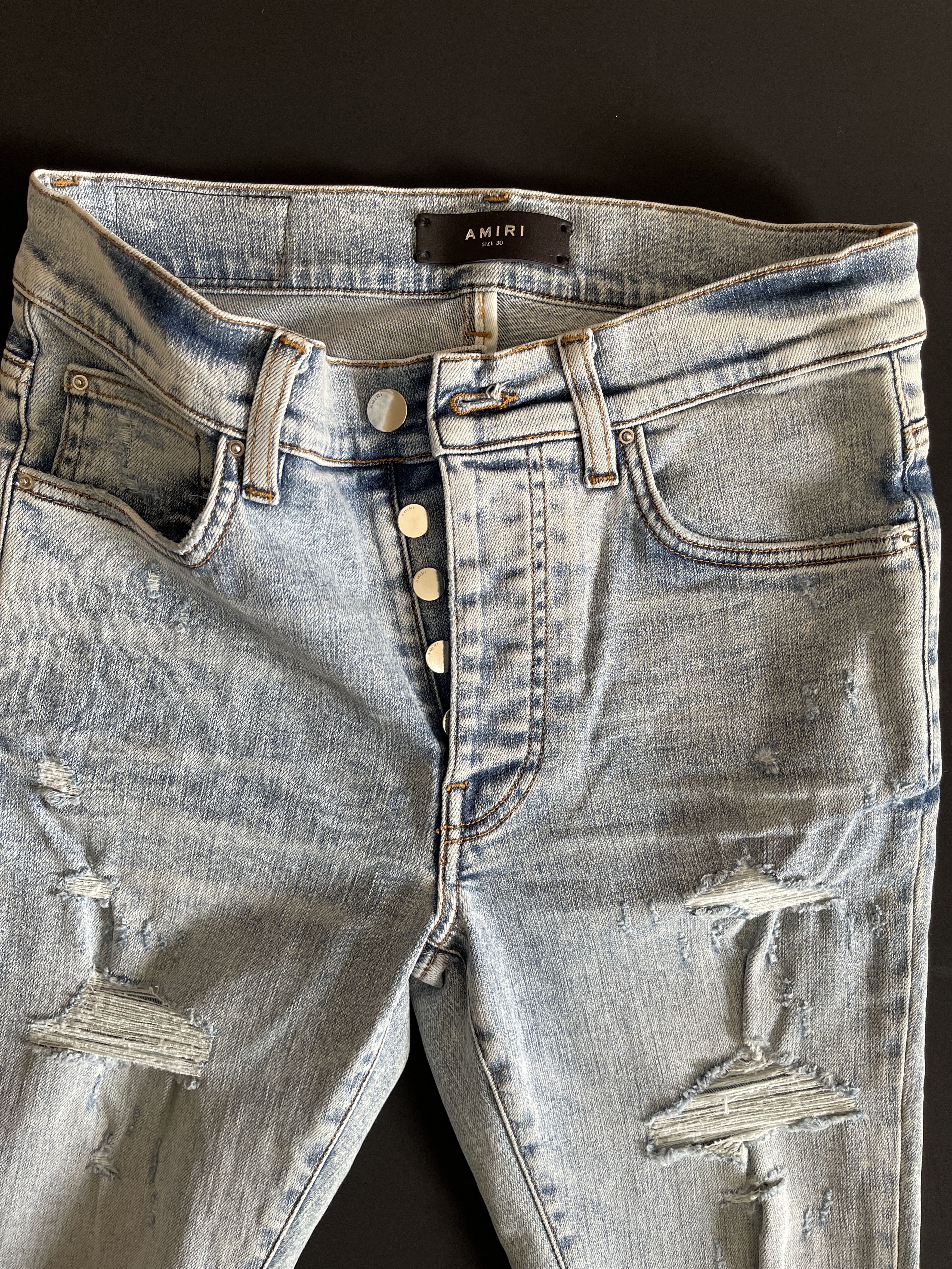 Amiri AMIRI THRASHER JEANS SIZE 30 Size US 30 / EU 46 - 2 Thumbnail