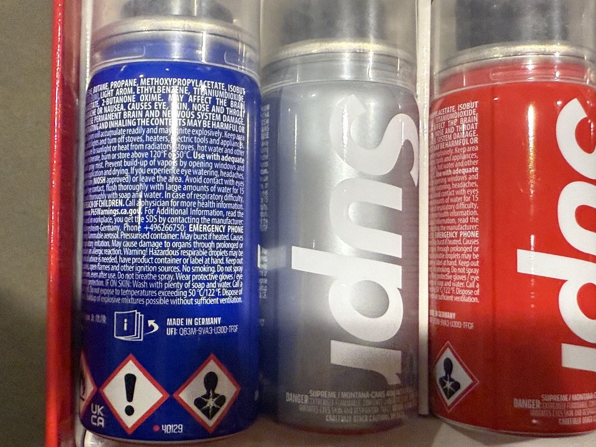 Supreme SUPREME X MONTANA MINI SPRAY CANS SS21 Size ONE SIZE - 6 Thumbnail