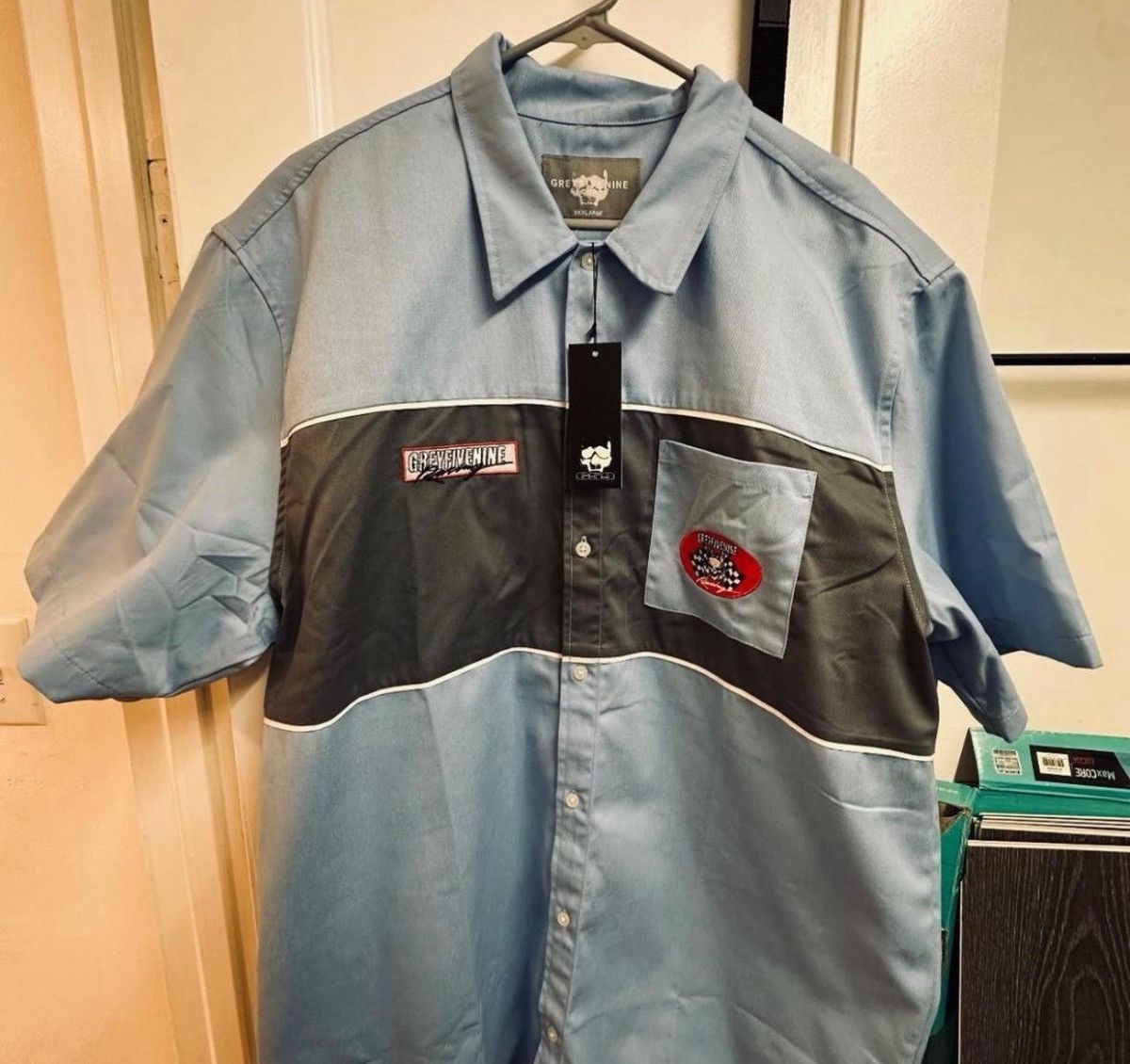 G59 Records G59 Racing button up Size US XXL / EU 58 / 5 - 1 Preview