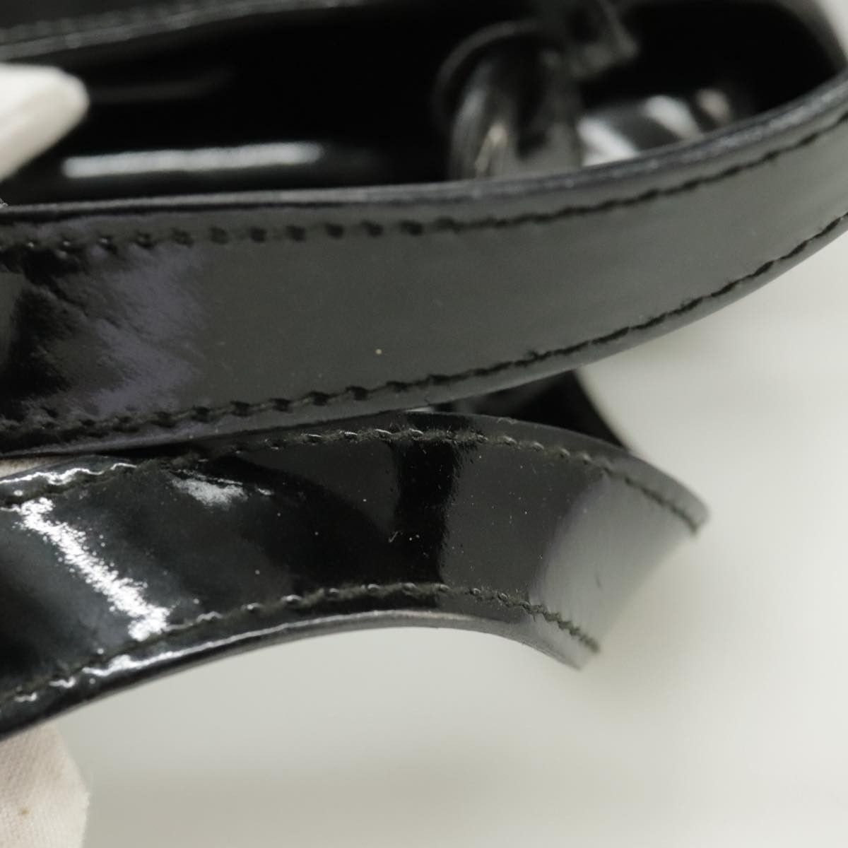 Gucci GUCCI Hand Bag Enamel Black Size ONE SIZE - 8 Thumbnail