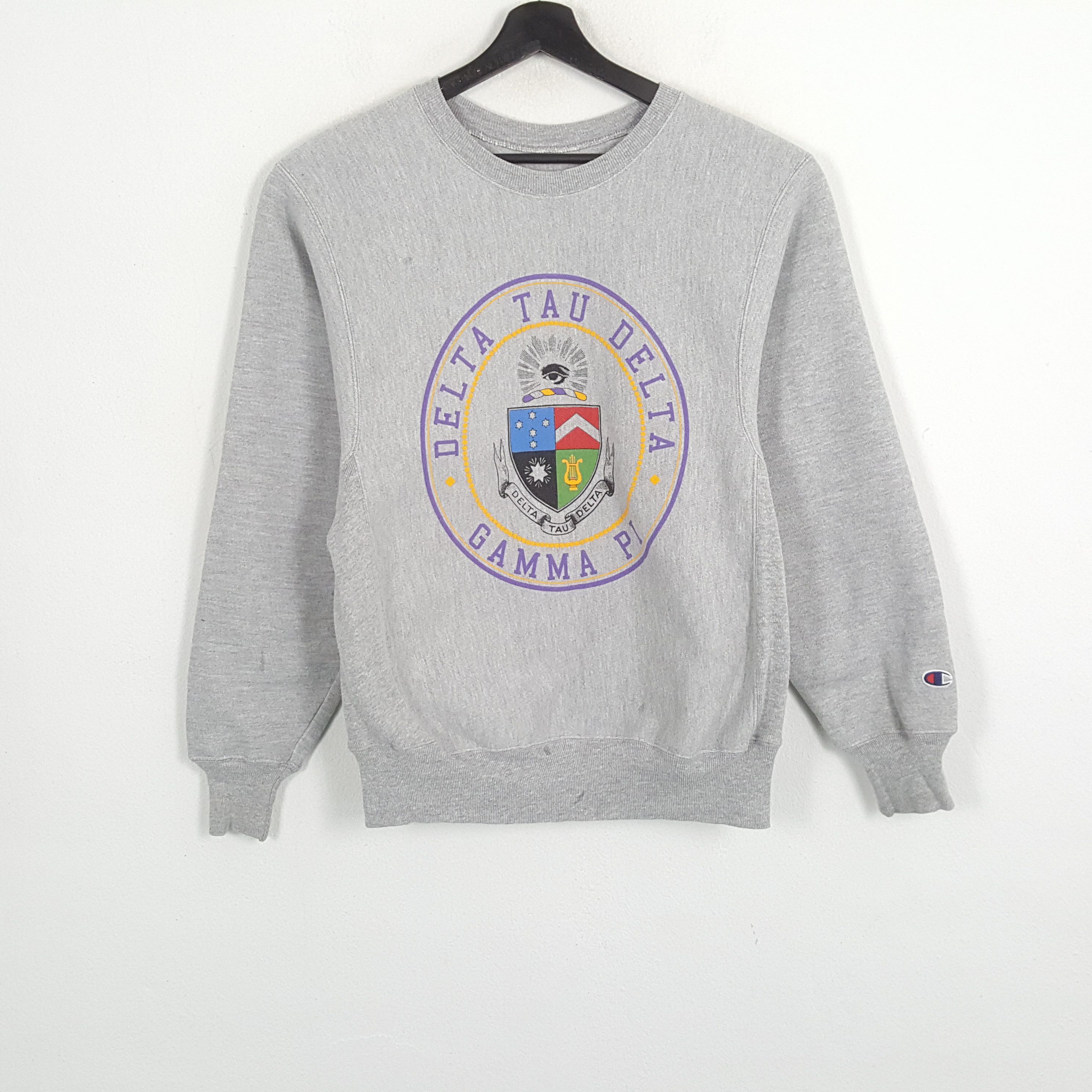 Champion × Vintage DELTA TAU DELTA CHAMPION Sweatshirt Center Design Size US M / EU 48-50 / 2 - 1 Thumbnail