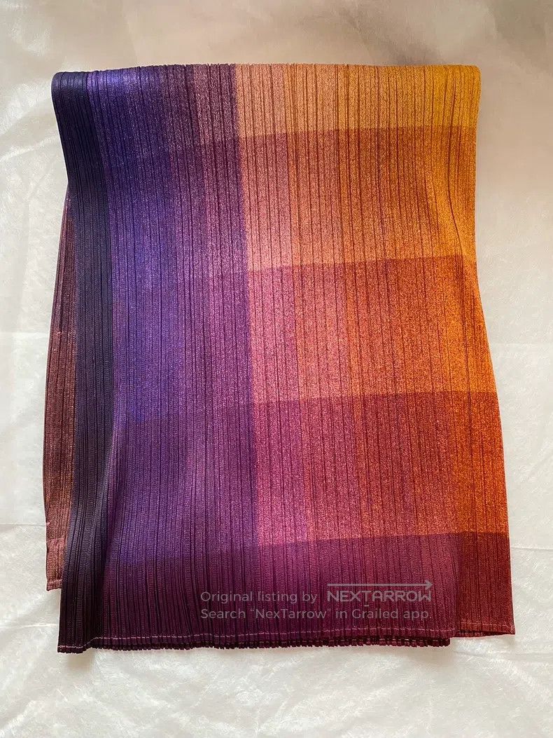 Issey Miyake Issey Miyake size:3 Rainbow Midi Skirt Size 31" - 4 Thumbnail