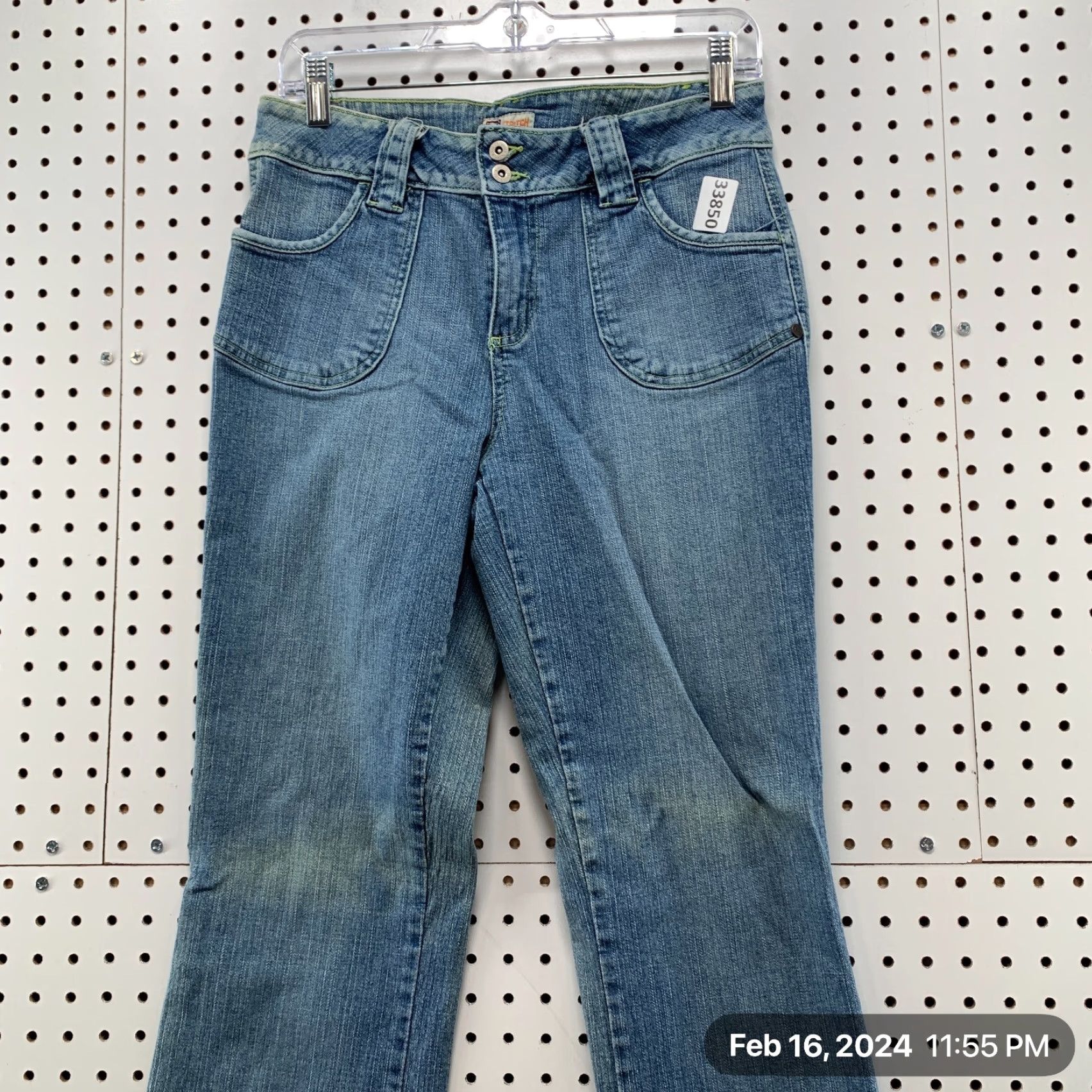 Faded Glory VINTAGE Faded Glory Jeans Denim Flared Womens Size 10 29x30 Blue Y2K Vintage 90s Womens Jeans Size 32" / US 10 / IT 46 - 2 Thumbnail