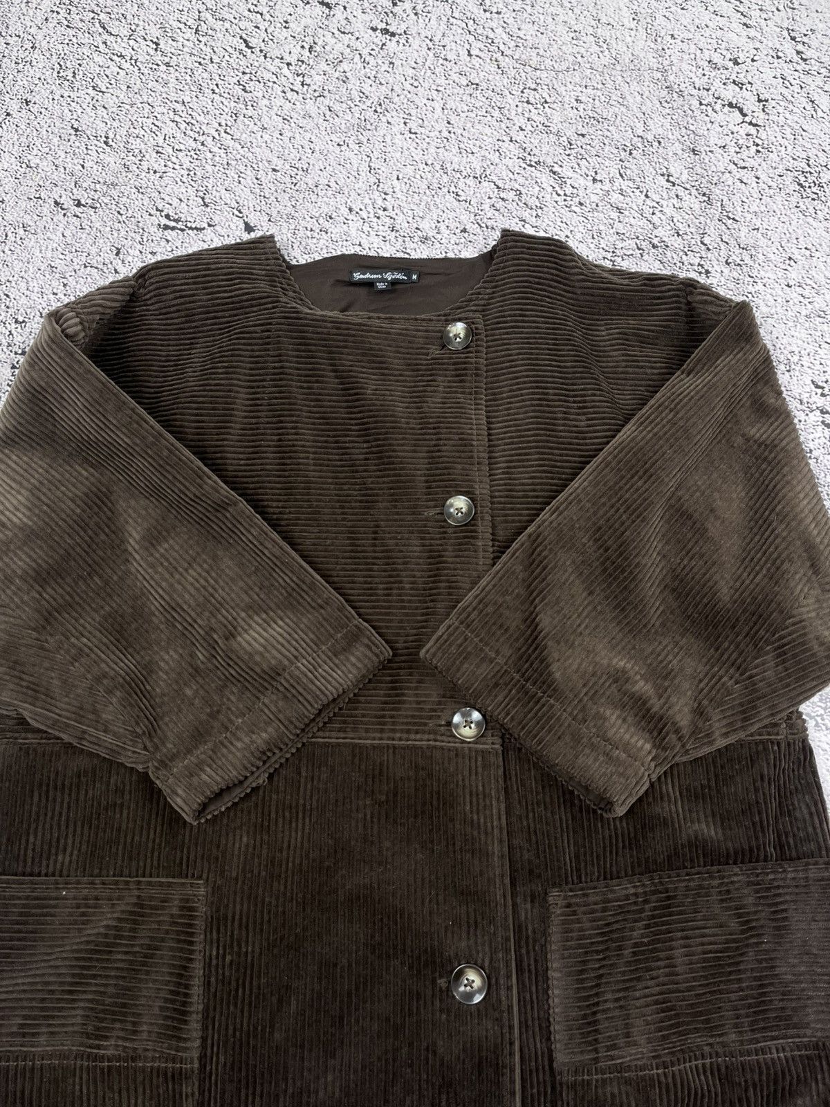 Gudrun Sjoden Gudrun Sjödén Brown Corduroy Boxy Oversized Jacket Coat M Size M / US 6-8 / IT 42-44 - 9 Thumbnail