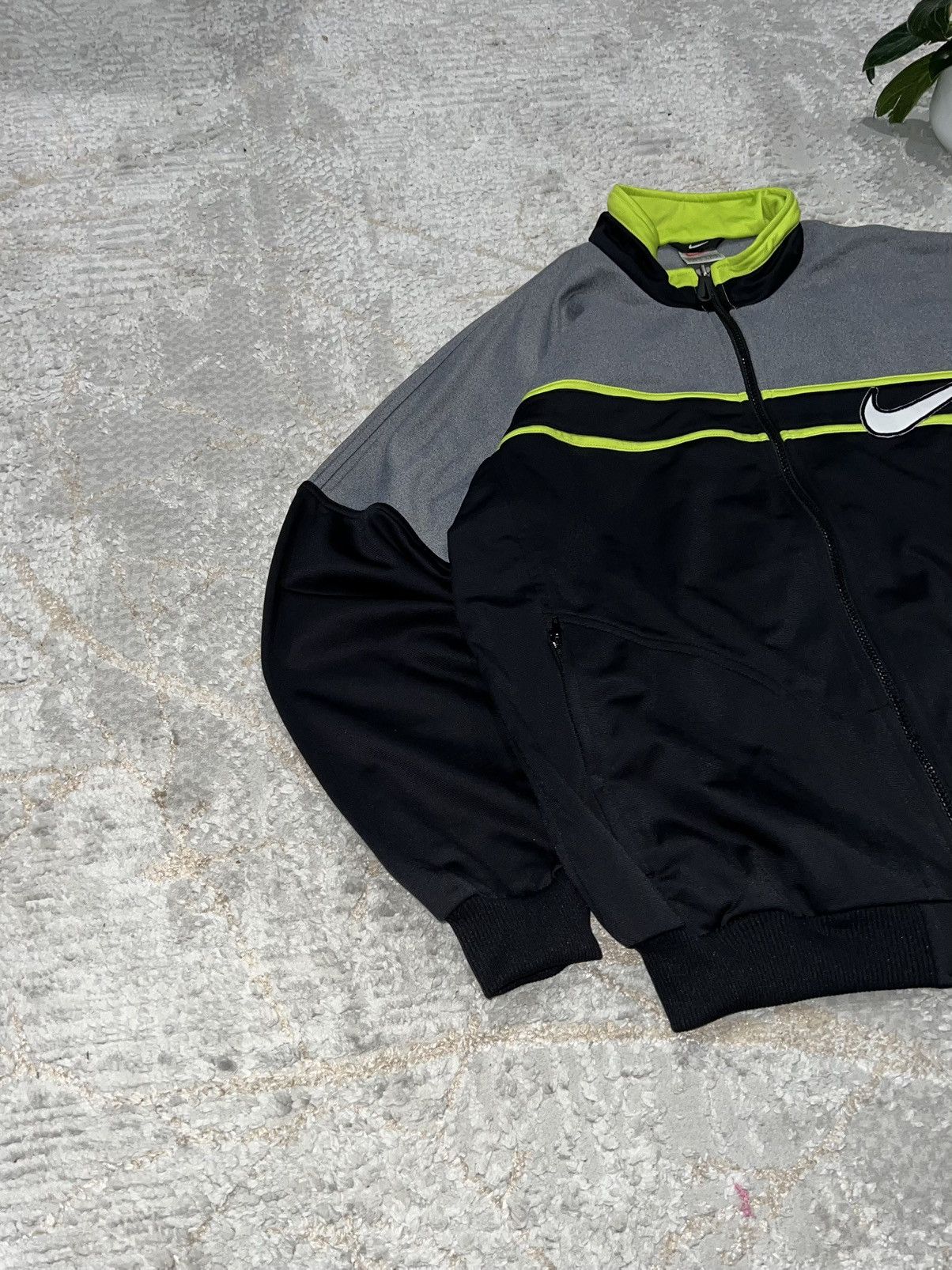 Nike × Vintage NIKE VINTAGE 90S ZIP SWEATSHIRT BOXY FIT Y2K CREWNECK Size US M / EU 48-50 / 2 - 7 Thumbnail