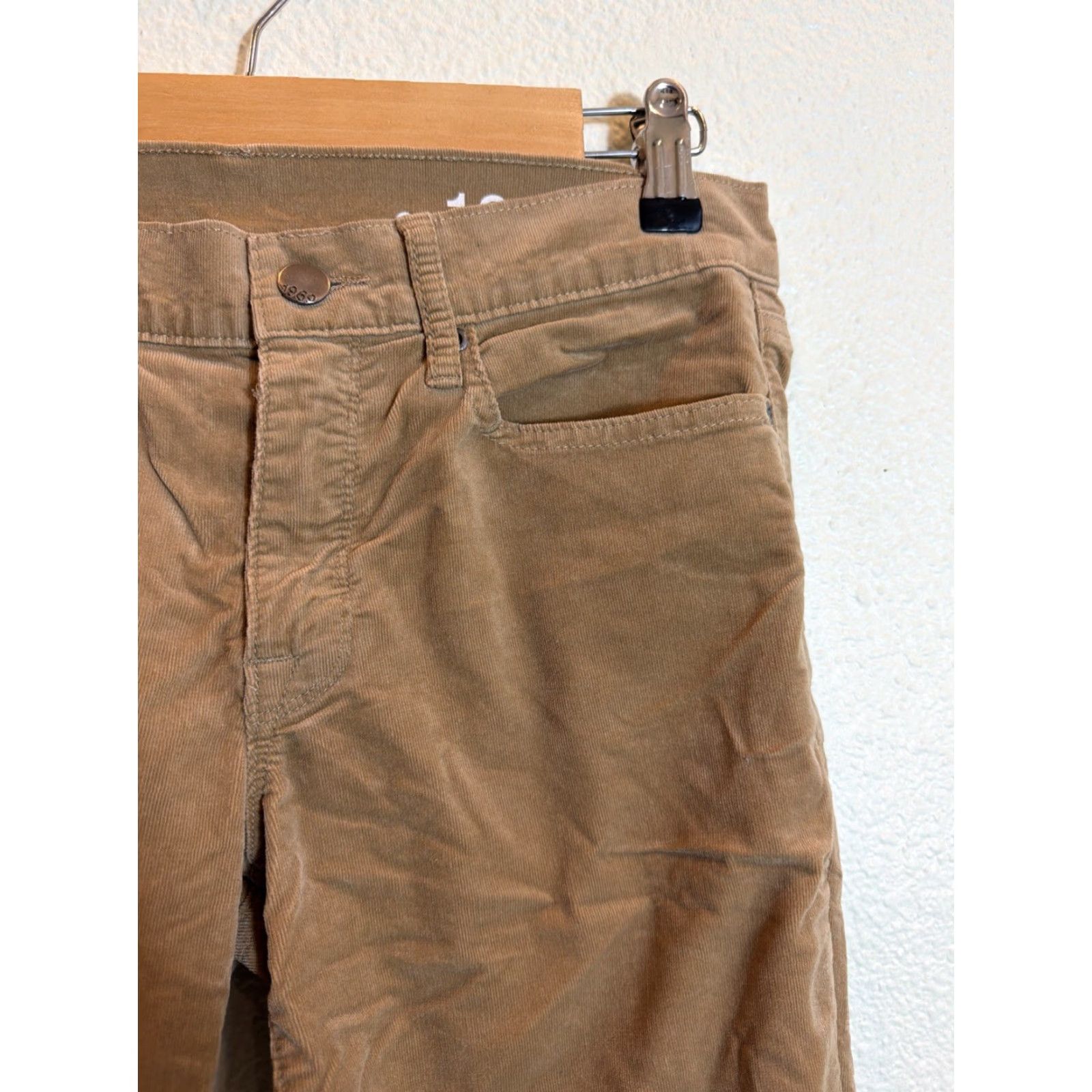 Gap VINTAGE Gap Women’s 6R Micro Corduroy Legging Jean Beige 30x29 Size 28" / US 6 / IT 42 - 6 Thumbnail