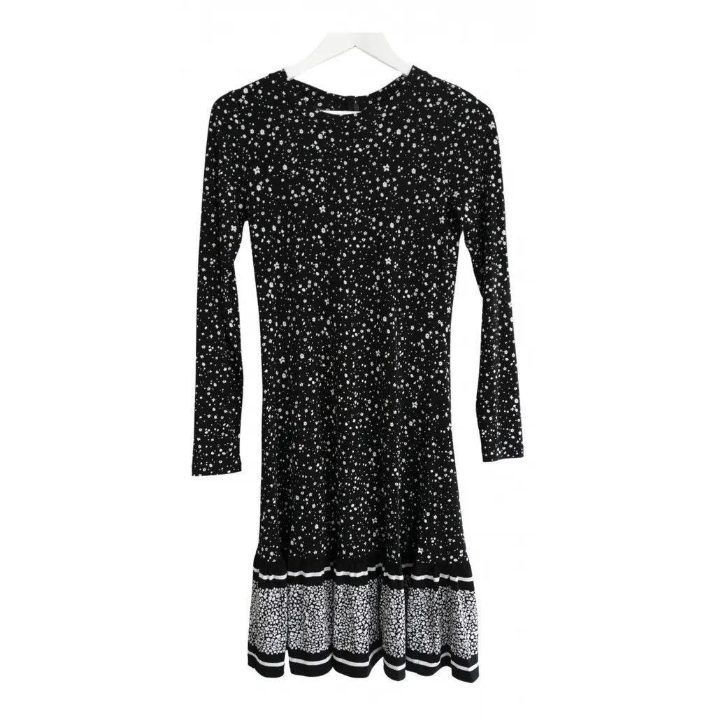 Michael Kors Michael Kors B&W Floral Jersey Dress Size XS / US 0-2 / IT 36-38 - 1 Thumbnail