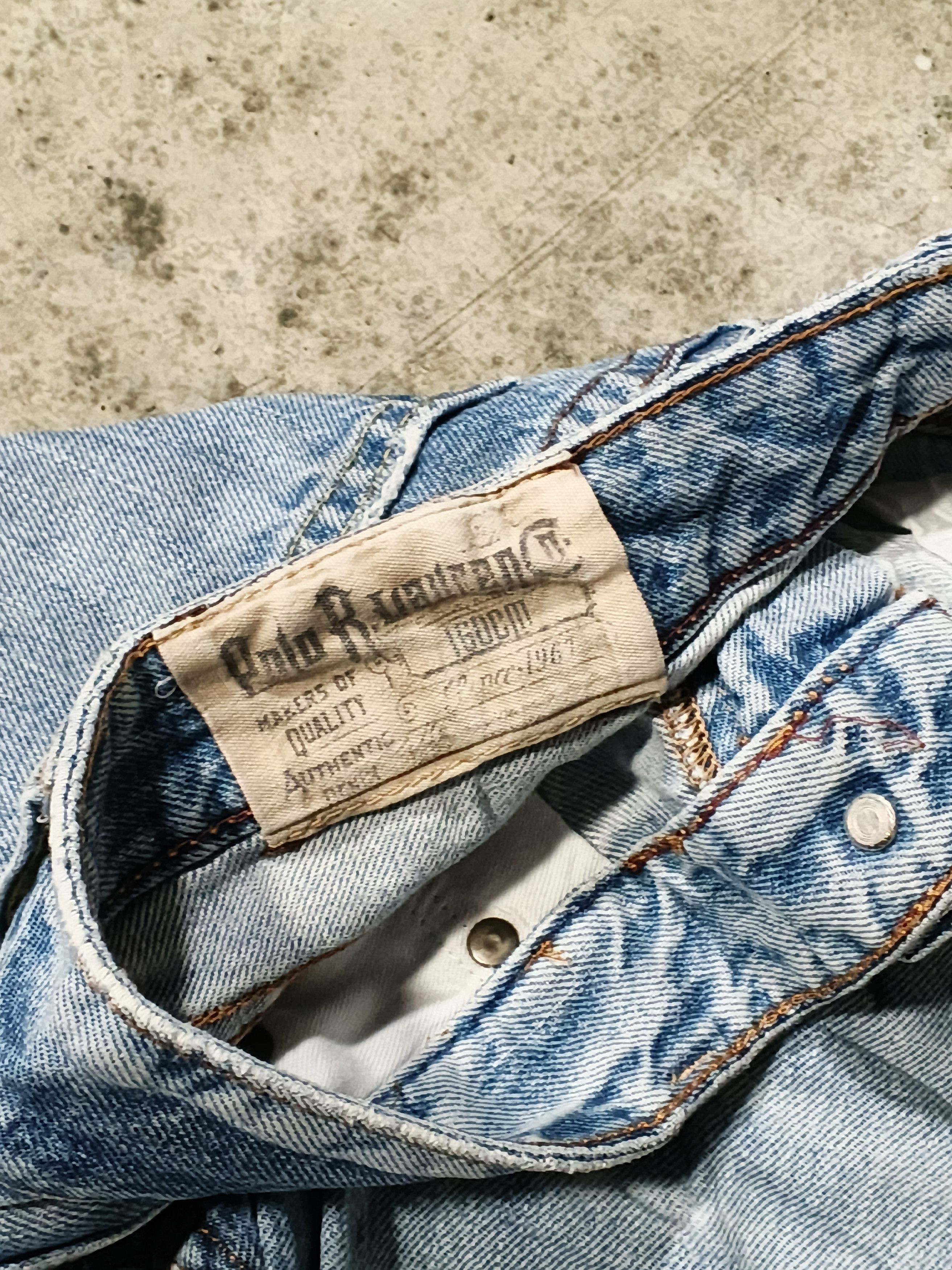 Polo Ralph Lauren Vintage 90s Polo Ralph Lauren Denim Selvedge Size 30" / US 8 / IT 44 - 4 Thumbnail
