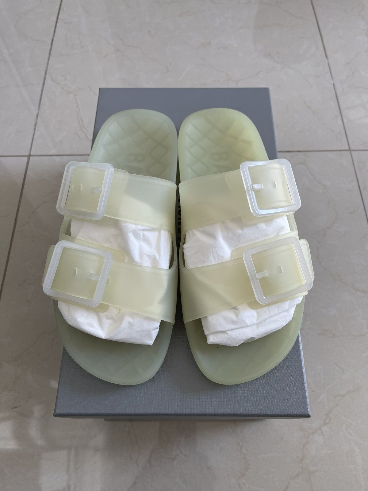 Balenciaga Balenciaga Mallorca Transparent Sandal Size US 8 / EU 41 - 2 Thumbnail