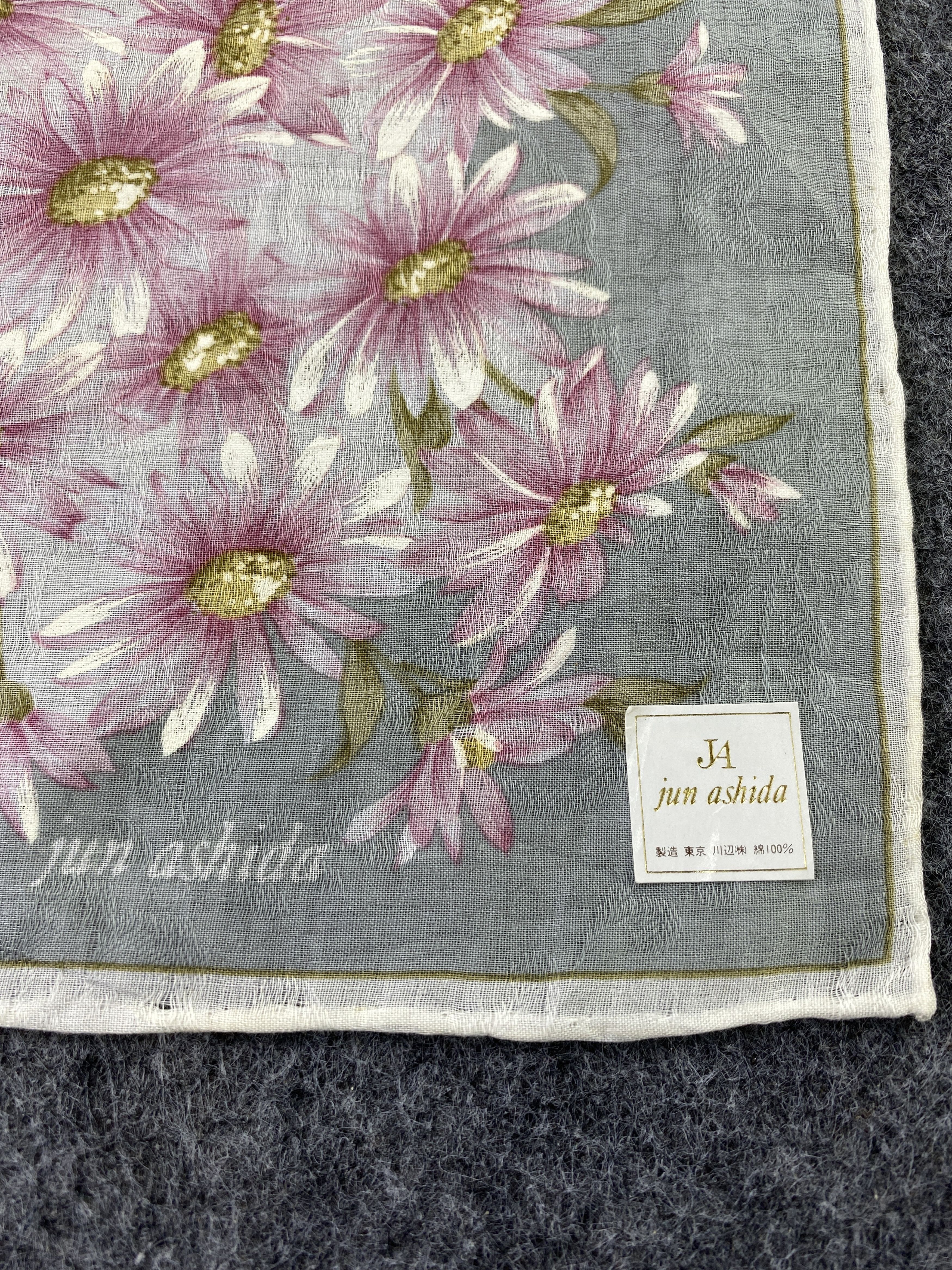 Japanese Brand × Vintage Jun Ashida Scarf / Handkerchief / Bandana / Headscarf-B198 Size ONE SIZE - 5 Thumbnail