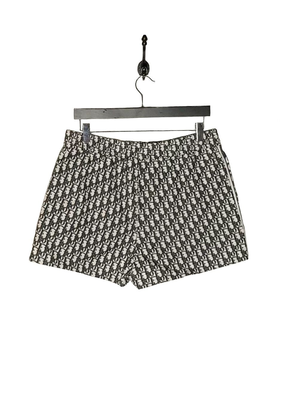 Dior Dior Blue Oblique Jacquard Taffeta Technical Mini Shorts Size 26" / US 2 / IT 38 - 6 Thumbnail