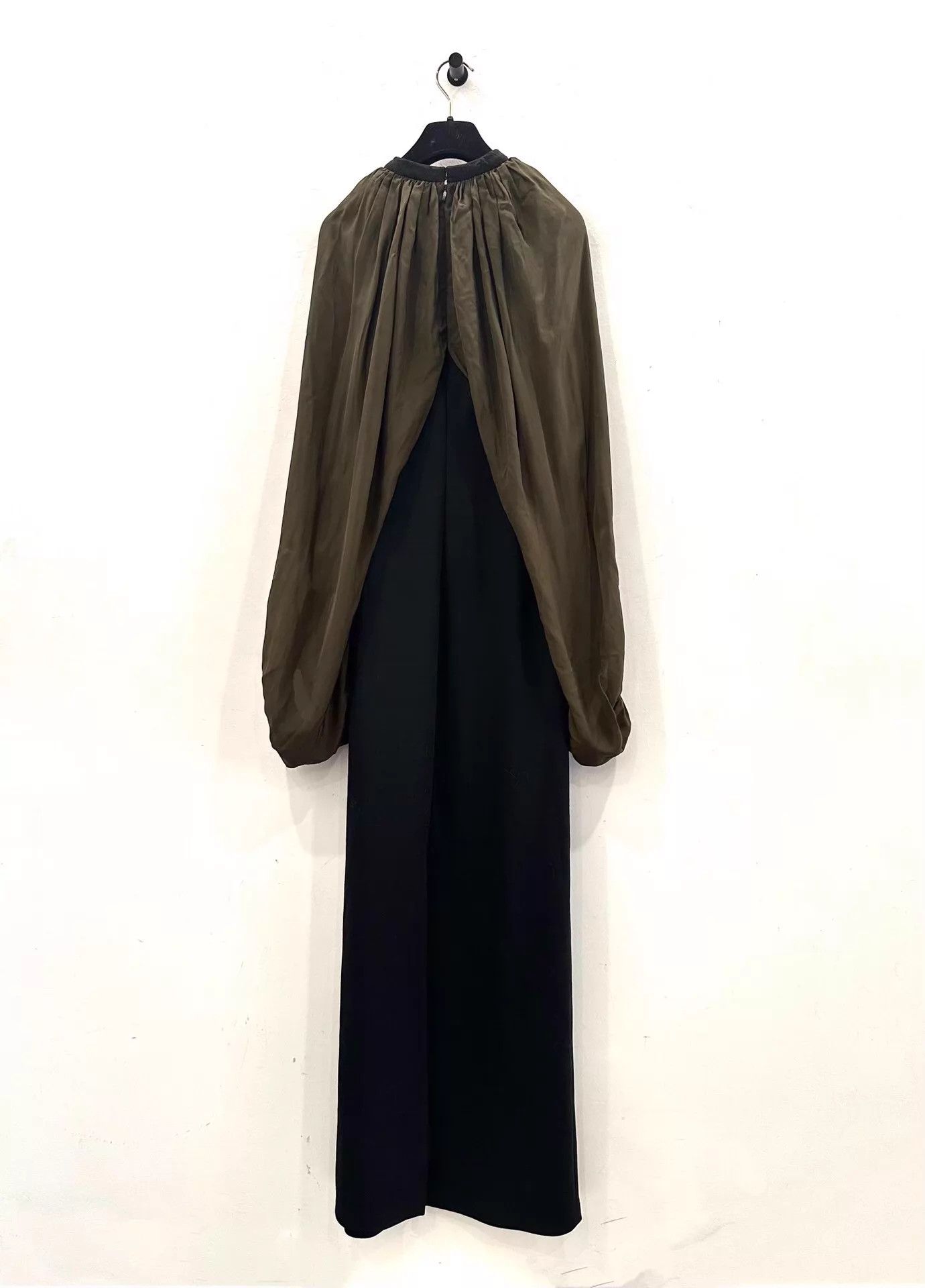 Loewe Loewe Women's Green Black Colorblocked Long Dress FR 38 Size XS / US 0-2 / IT 36-38 - 2 Thumbnail
