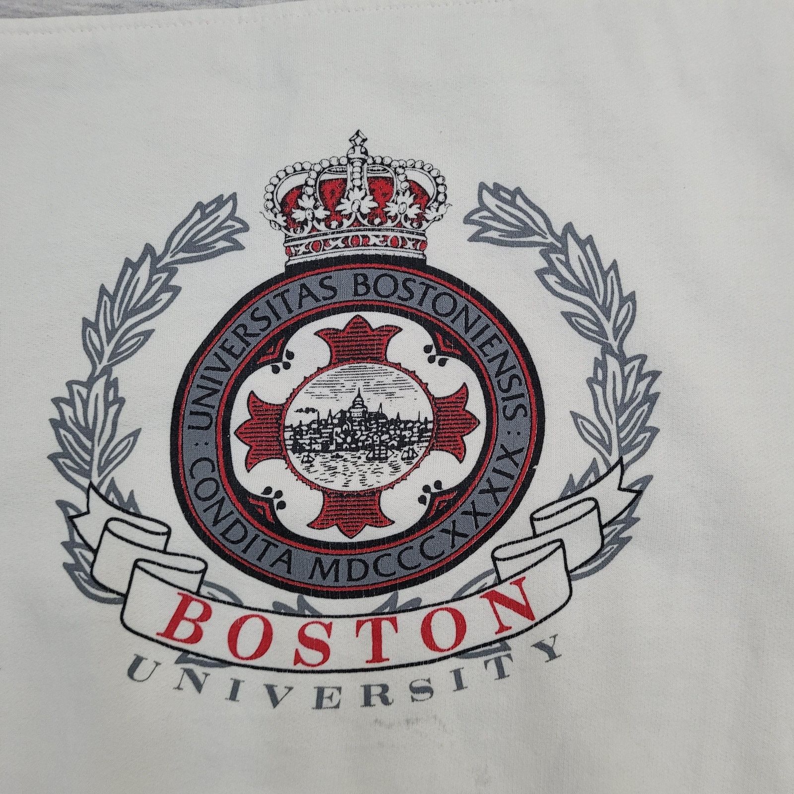 Gear for Sports Vintage Boston University Sweatshirt Large 24x24 Baggy Crop Size US L / EU 52-54 / 3 - 14 Thumbnail