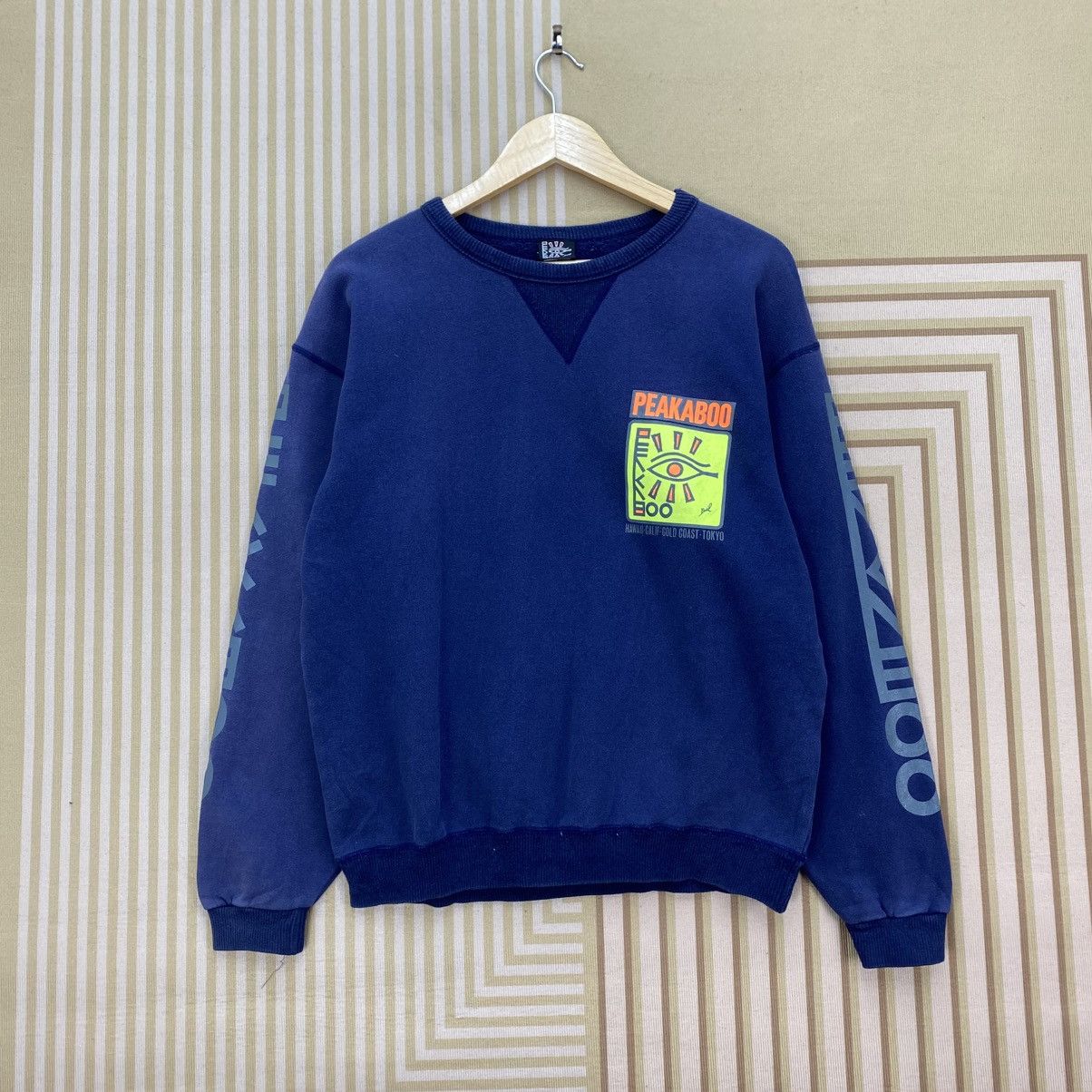 Japanese Brand 🫶 vintage 90s Peakaboo Basil crewneck sweatshirt large g Size US M / EU 48-50 / 2 - 2 Thumbnail
