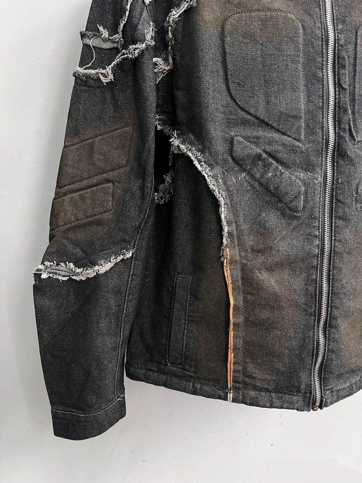 Diesel Rare washed distressed racing jacket kapital style y2k Size US M / EU 48-50 / 2 - 4 Thumbnail
