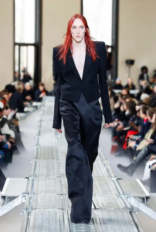 Rick Owens S/S 23 "EDFU" Runway Dirt Cooper High-Waist Pants 32/M Size US 32 / EU 48 - 2 Thumbnail