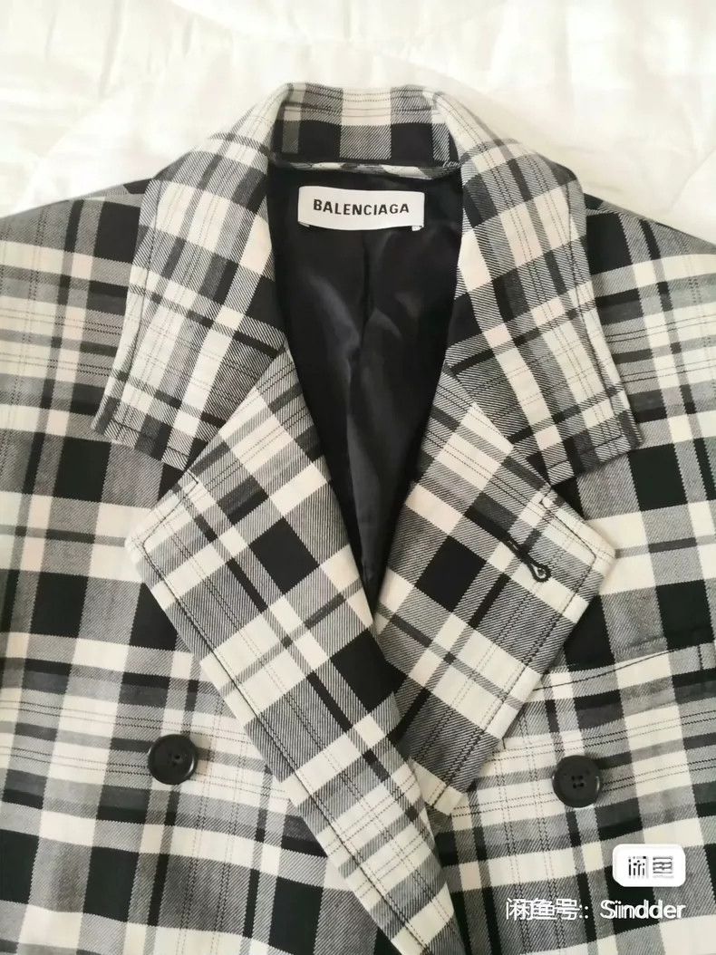 Balenciaga Balenciaga size 36 Double-breasted wool overcoat Size L / US 10 / IT 46 - 7 Thumbnail