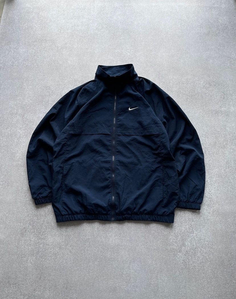 Nike × Vintage Vintage Nike Swoosh Nylon Olympic Jacket Y2K L Size US L / EU 52-54 / 3 - 3 Thumbnail
