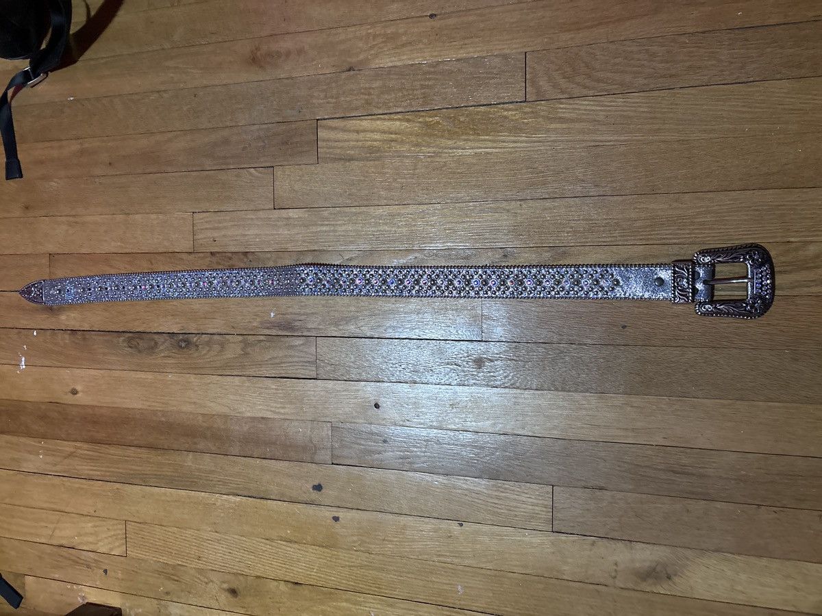 B.B. Simon B.B Simon Rhinestone Belt Size 32 - 2 Thumbnail
