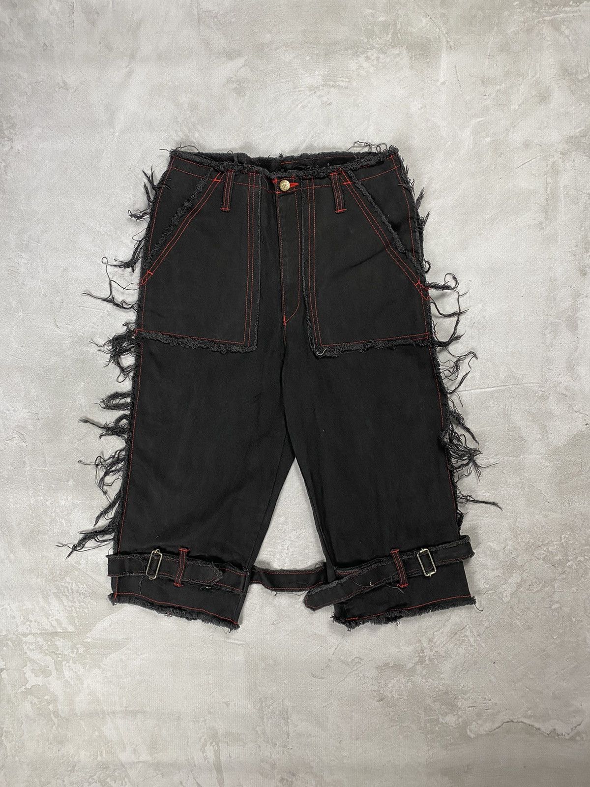 image of Seditionaries x The Anarchy Acid Jazz Men Bondage Pants in Black (Size 30)