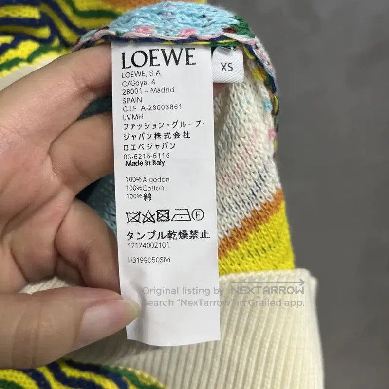 Loewe Loewe Colorful Wool Knit Sweater for Women . Size XS / US 0-2 / IT 36-38 - 4 Thumbnail
