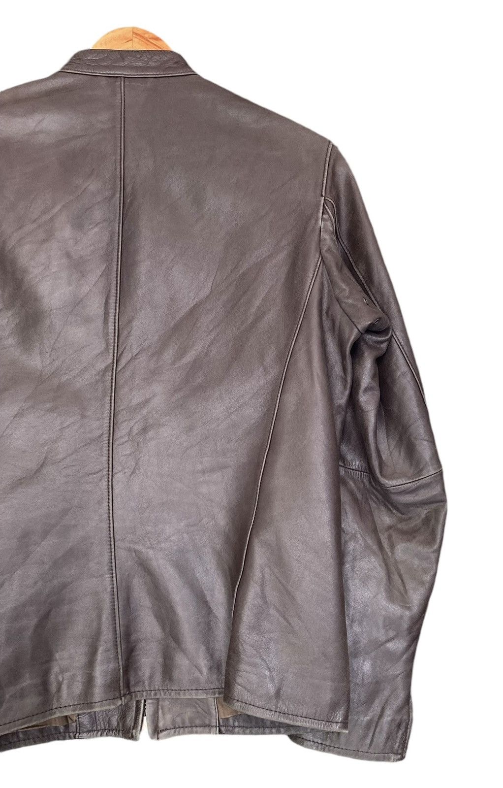 Boycott Rare🔥BOYCOTT Leather Zipper Jacket Vintage Size US S / EU 44-46 / 1 - 10 Thumbnail