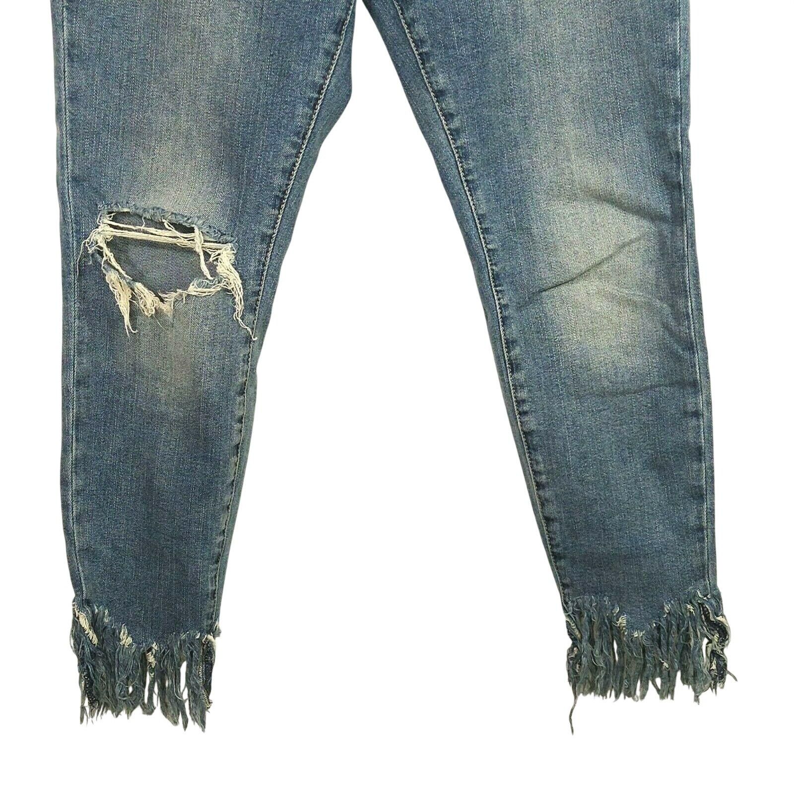 BLANKNYC BlankNyc The Great Jones Ripped Frayed Raw Hem Jeans Size 30 Size 30" / US 8 / IT 44 - 3 Thumbnail