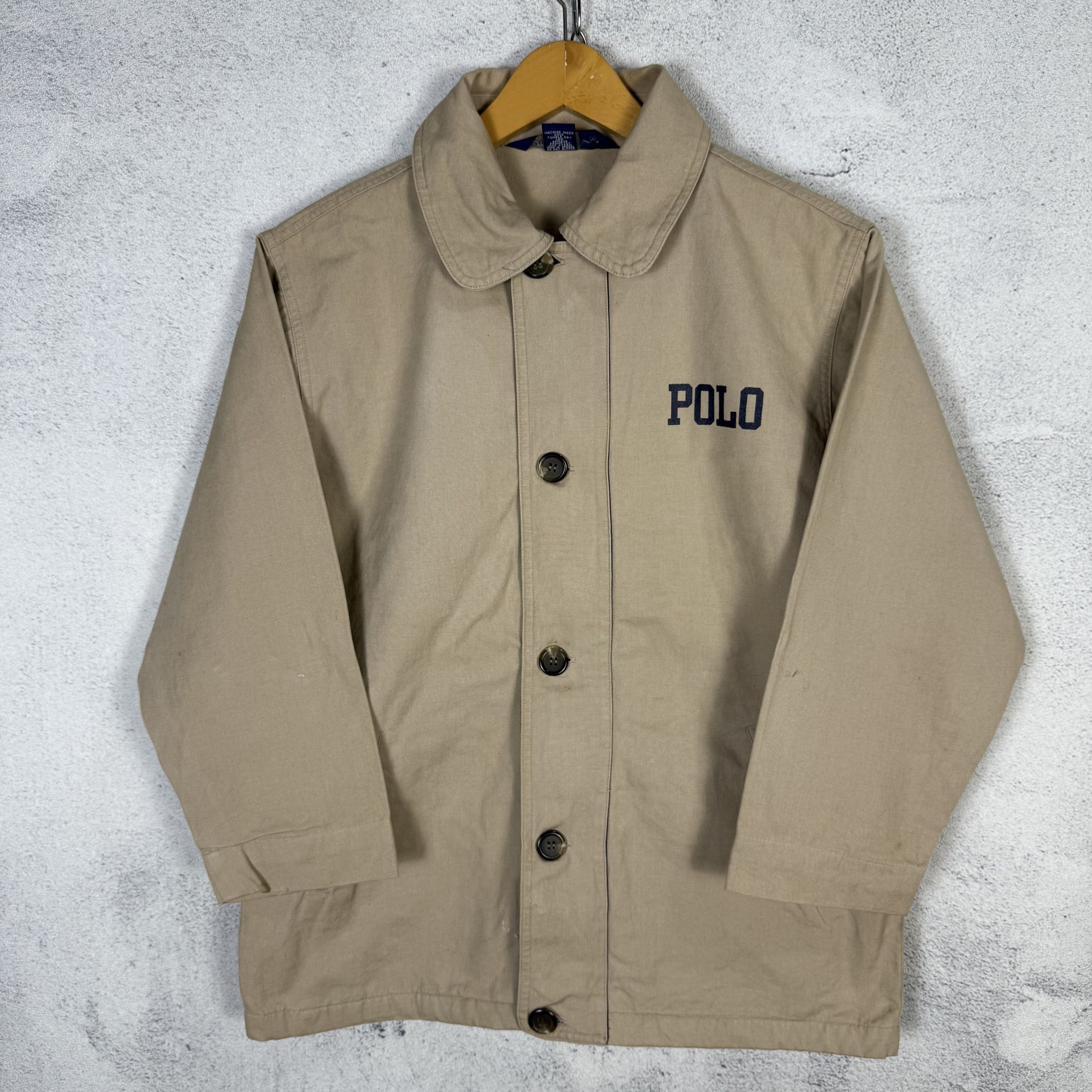 Polo Ralph Lauren Vintage Polo Ralph Lauren Cotton Canvas Jacket Size US S / EU 44-46 / 1 - 3 Thumbnail